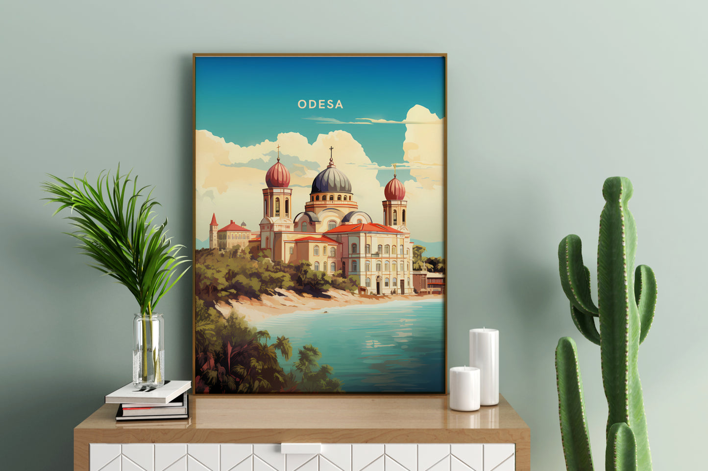 Odesa Ukraine Travel Print Poster - Pitchers Design