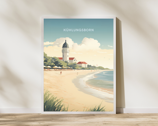 Ostseebad Kühlungsborn Travel Poster Print - Pitchers Design