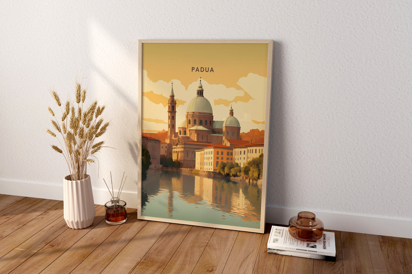 Padua Italy Travel Print Poster - Pitchers Design