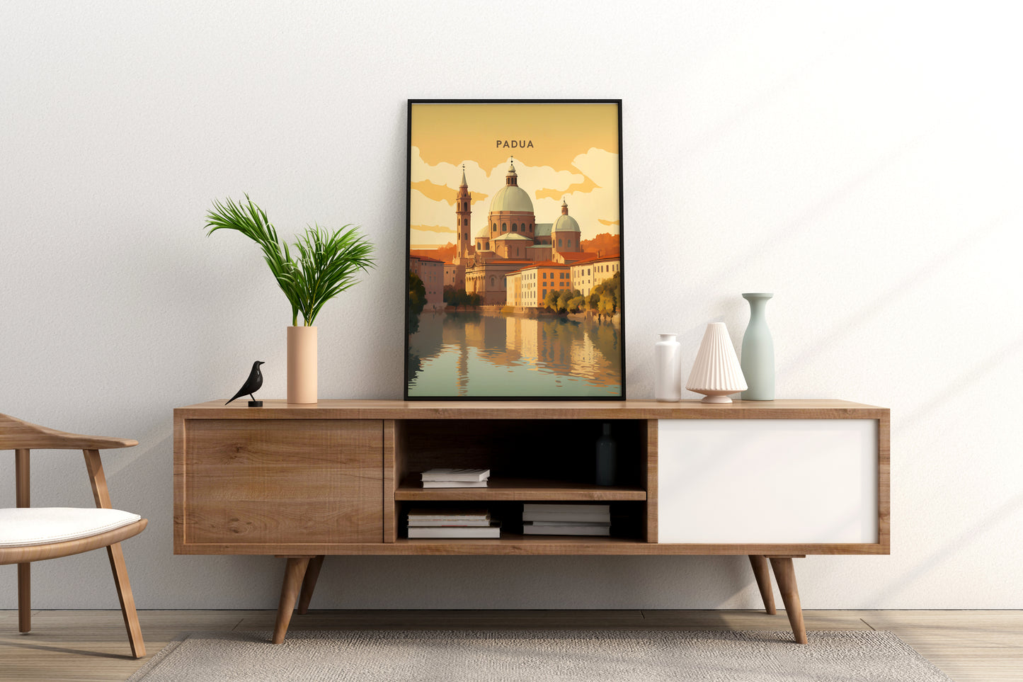 Padua Italy Travel Print Poster - Pitchers Design