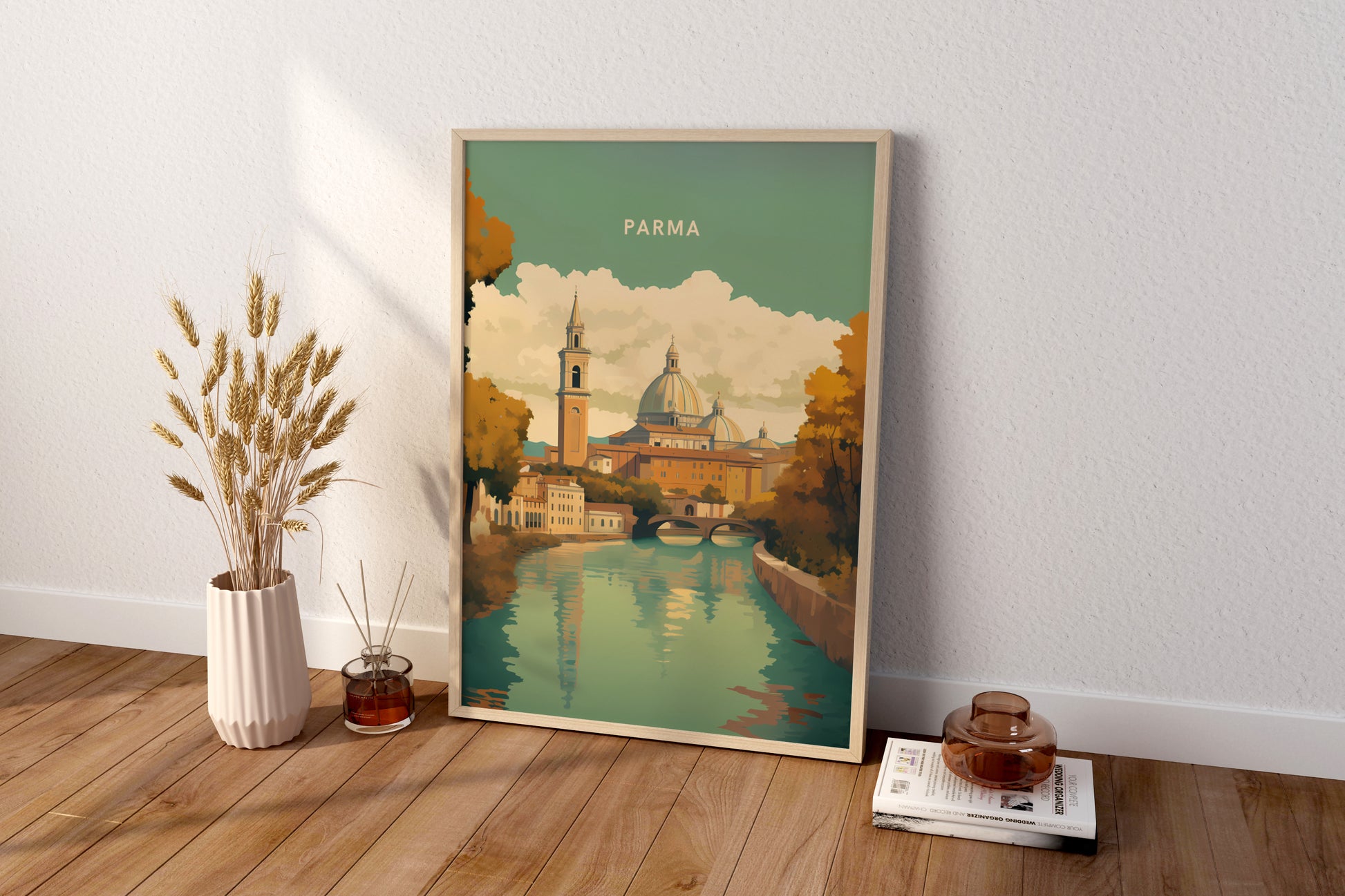 Parma Italy Travel Print Poster - Pitchers Design