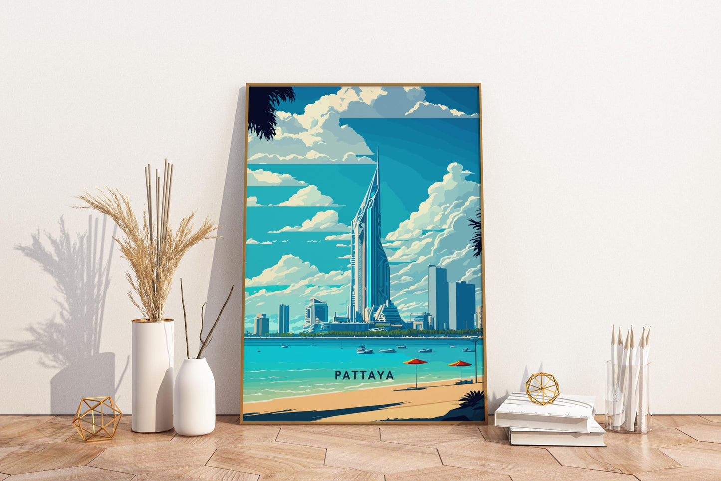 Pattaya Thailand Reisedruck Poster