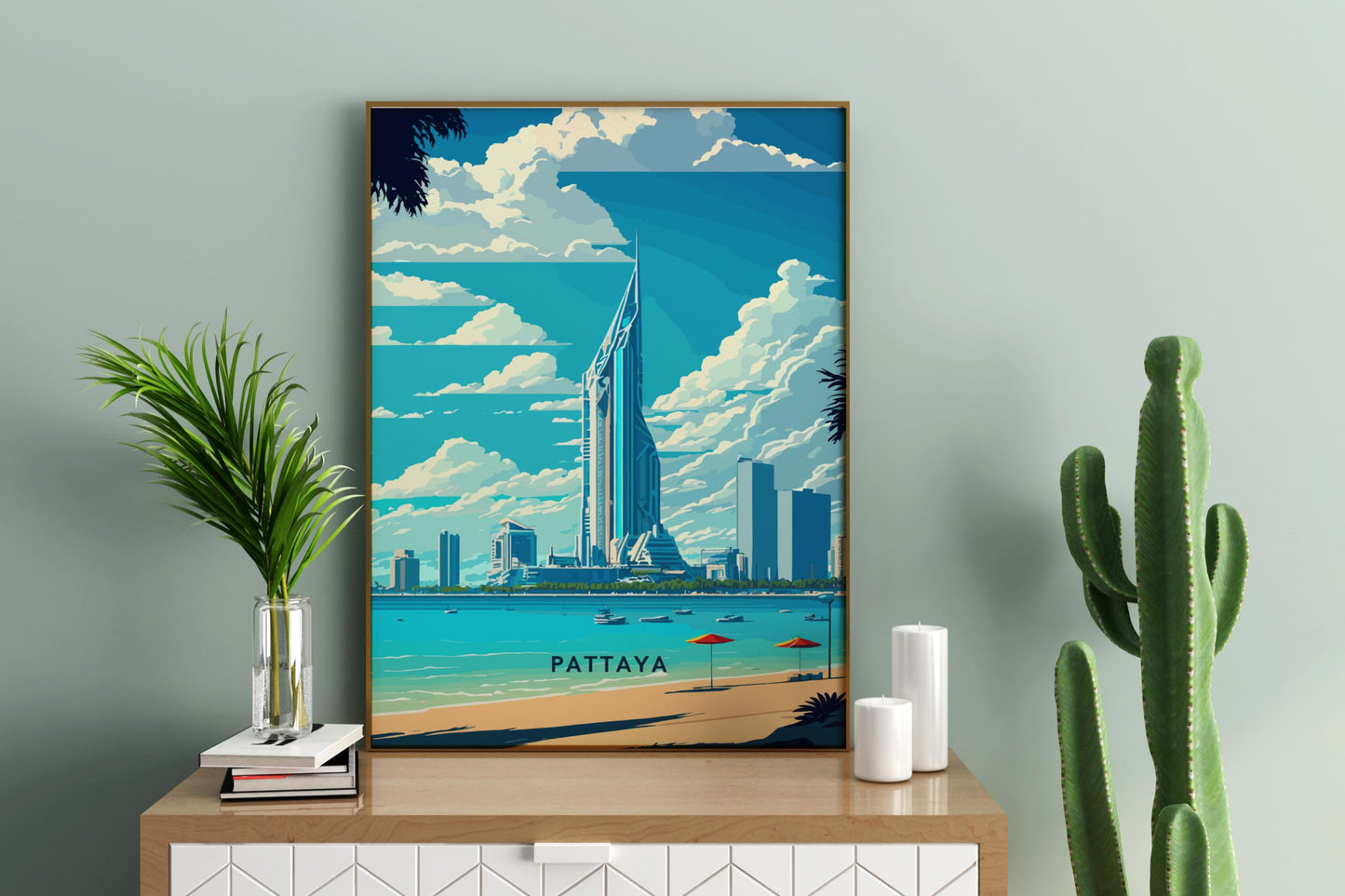 Pattaya Thailand Reisedruck Poster