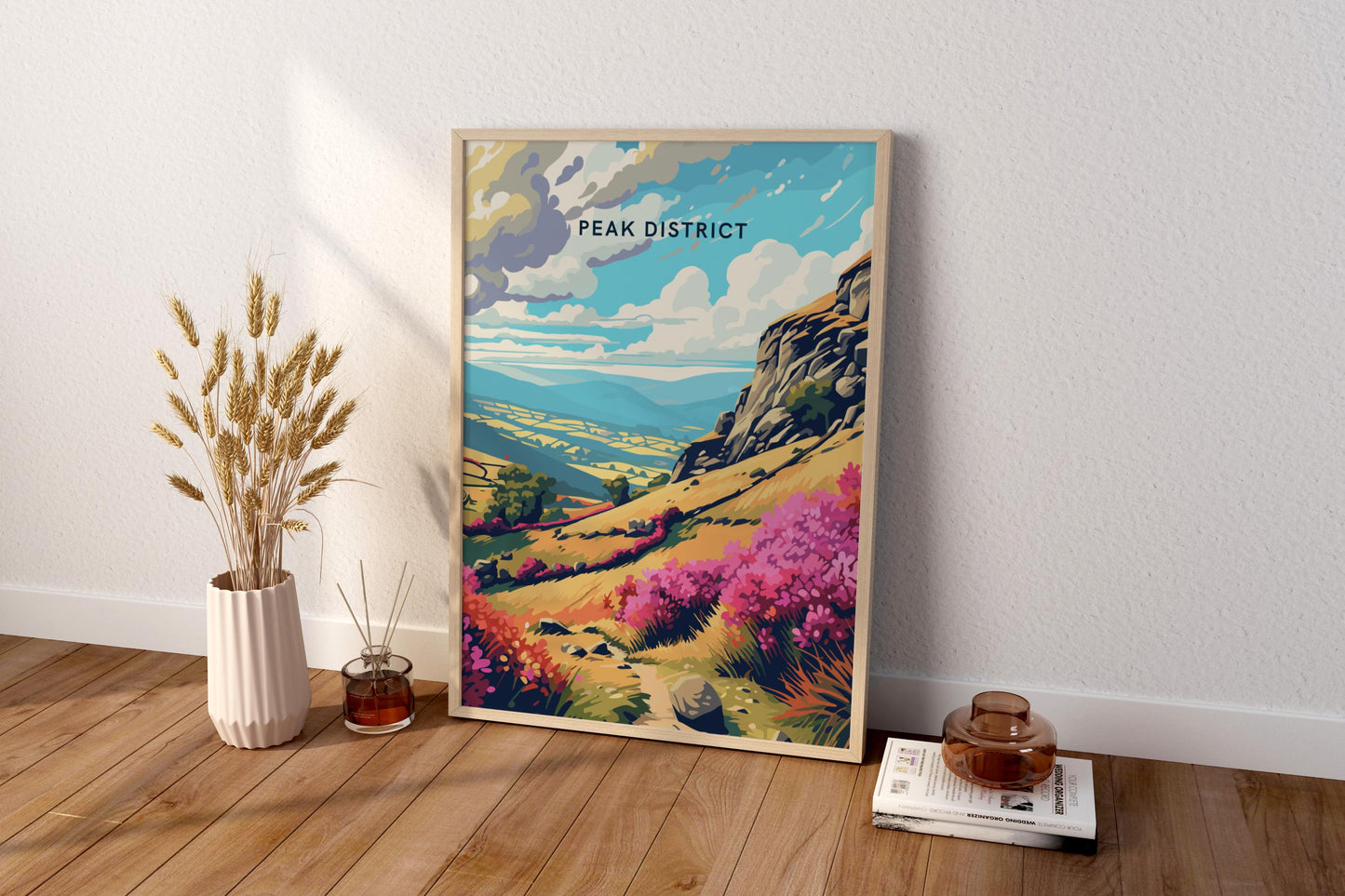 Peak District England UK Travel Print Poster