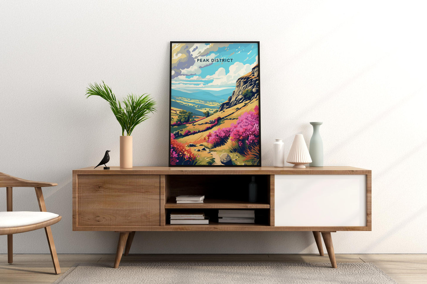 Peak District England UK Travel Print Poster