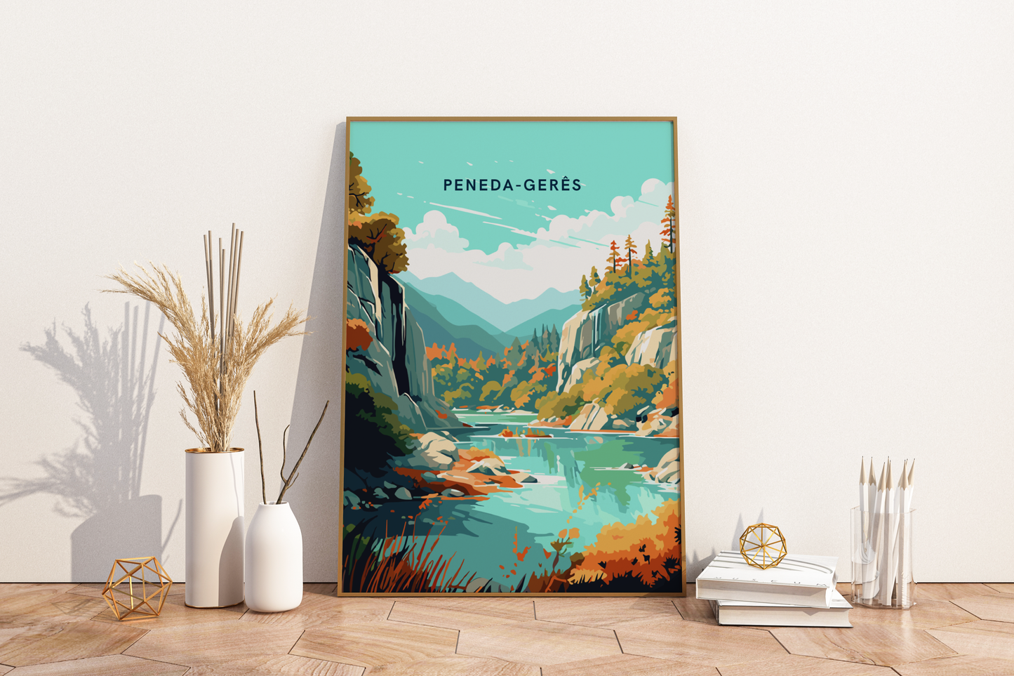 Peneda Geres National Park Portugal Travel Print Poster - Pitchers Design