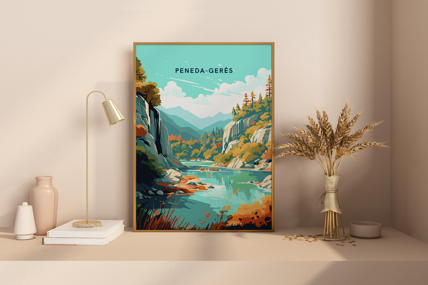 Peneda Geres National Park Portugal Travel Print Poster - Pitchers Design