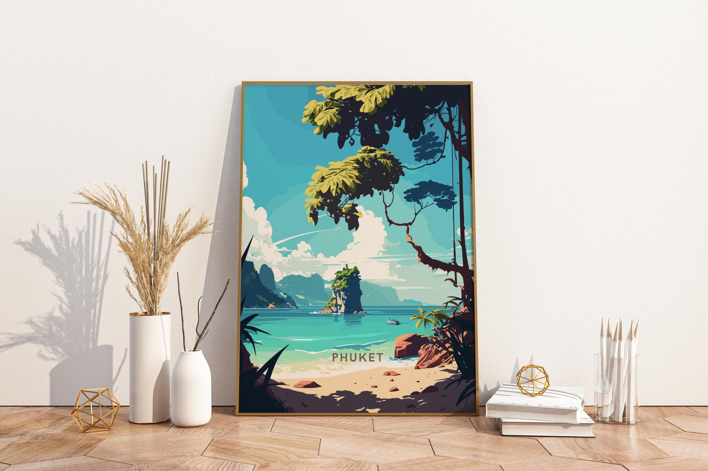 Phuket Island Thailand Reisedruck Poster