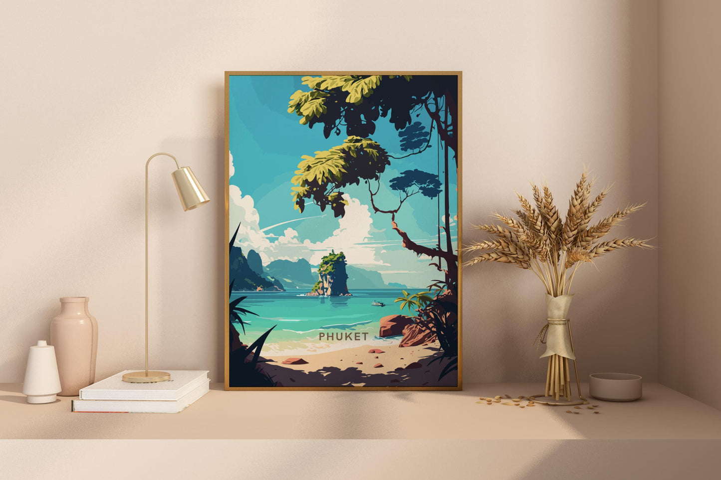 Phuket Island Thailand Reisedruck Poster