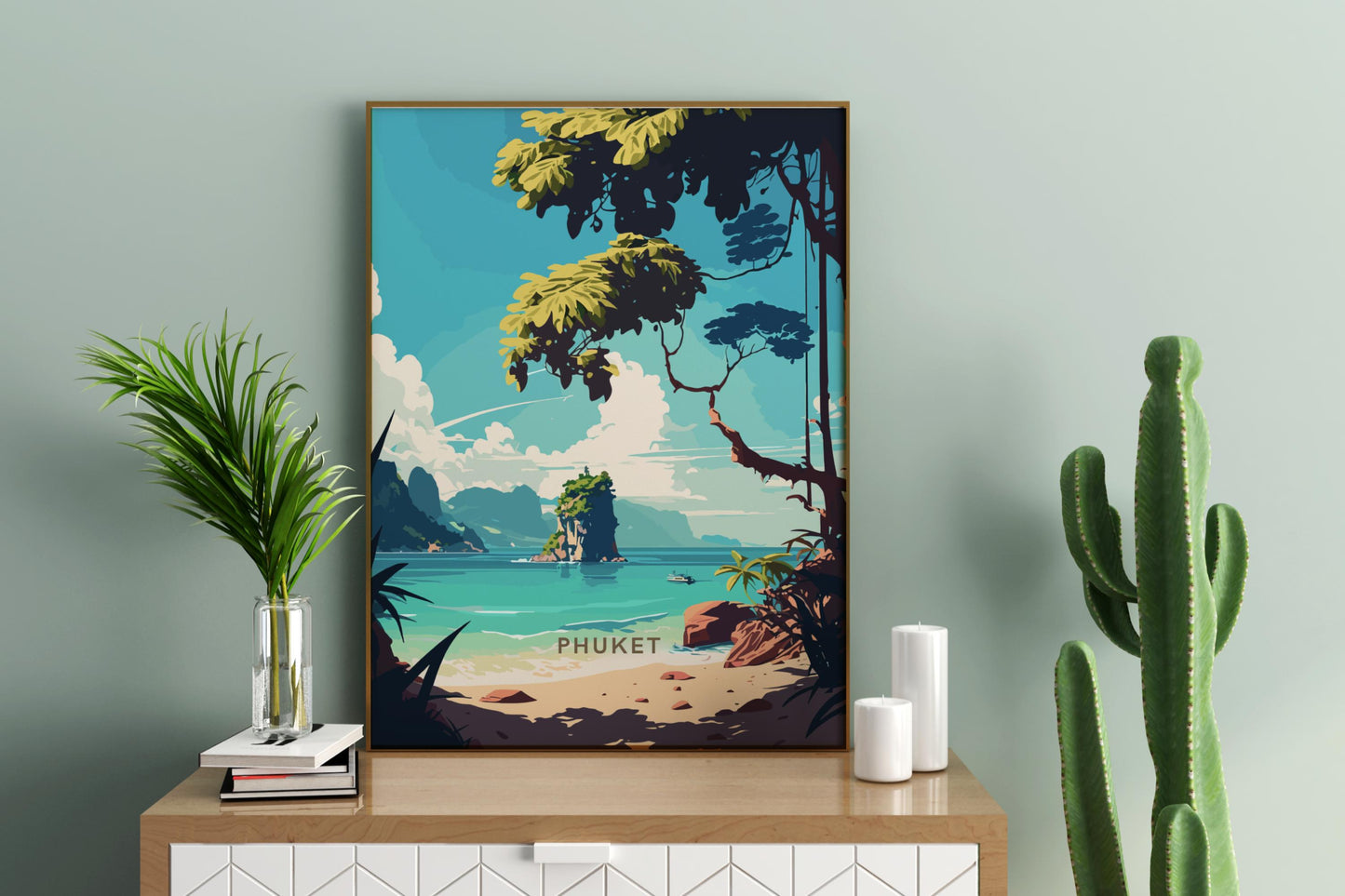 Phuket Island Thailand Reisedruck Poster