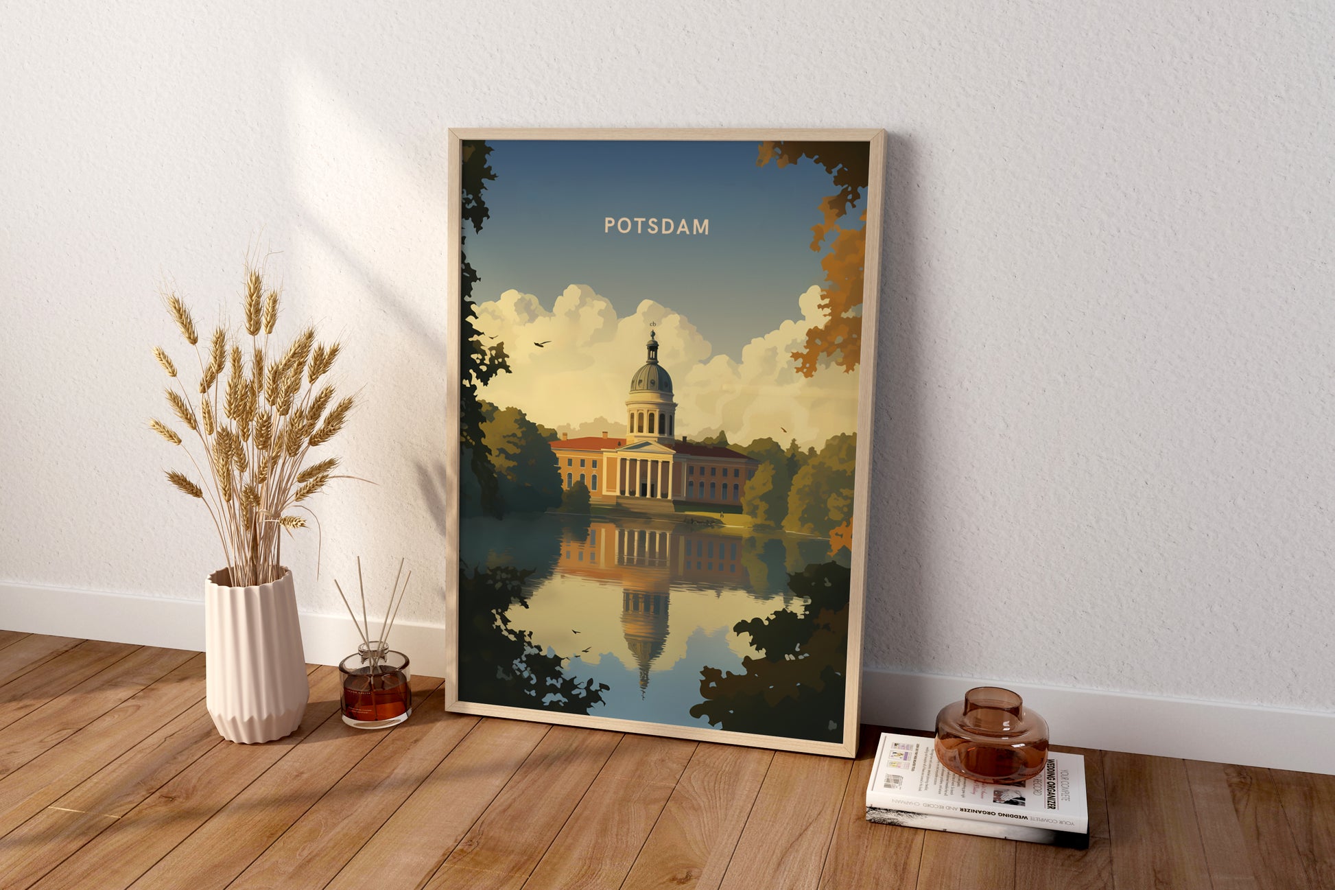 Potsdam Germany Travel Poster Print - Pitchers Design