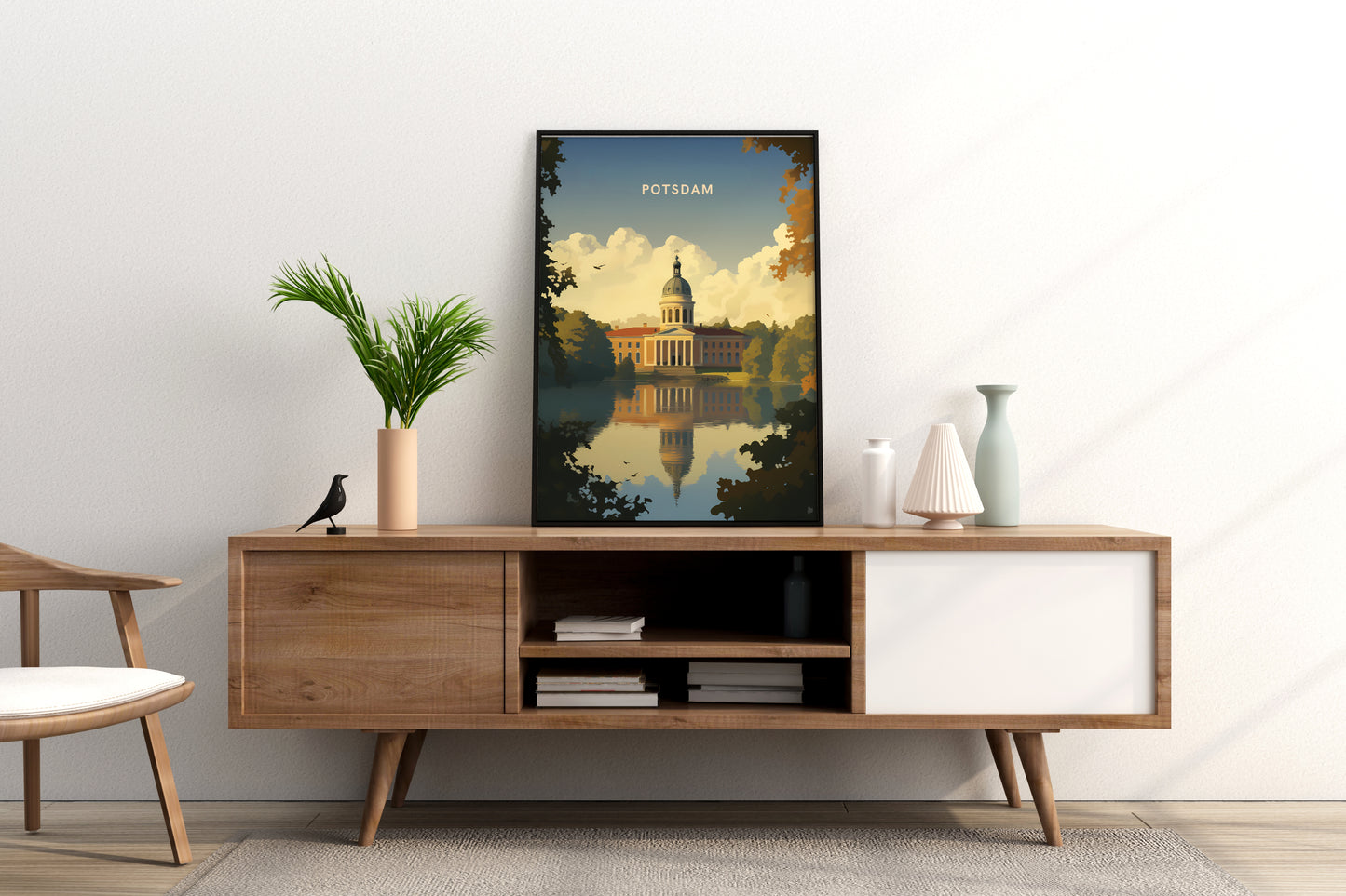 Potsdam Germany Travel Poster Print - Pitchers Design