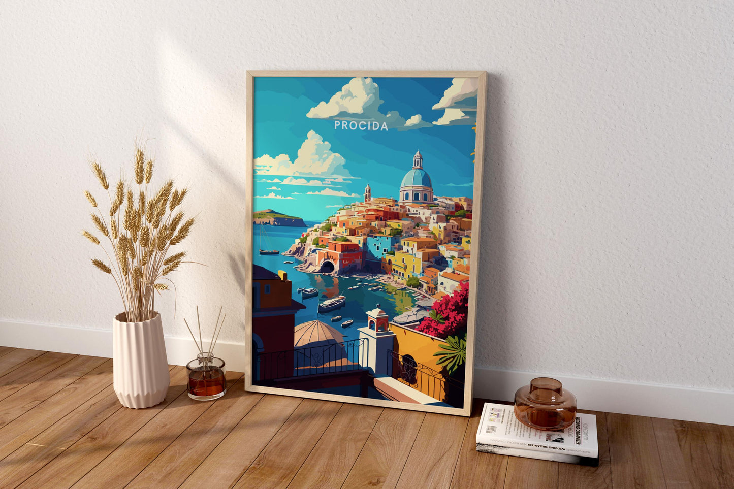 Procida Neapel Italien Reisedruck Poster