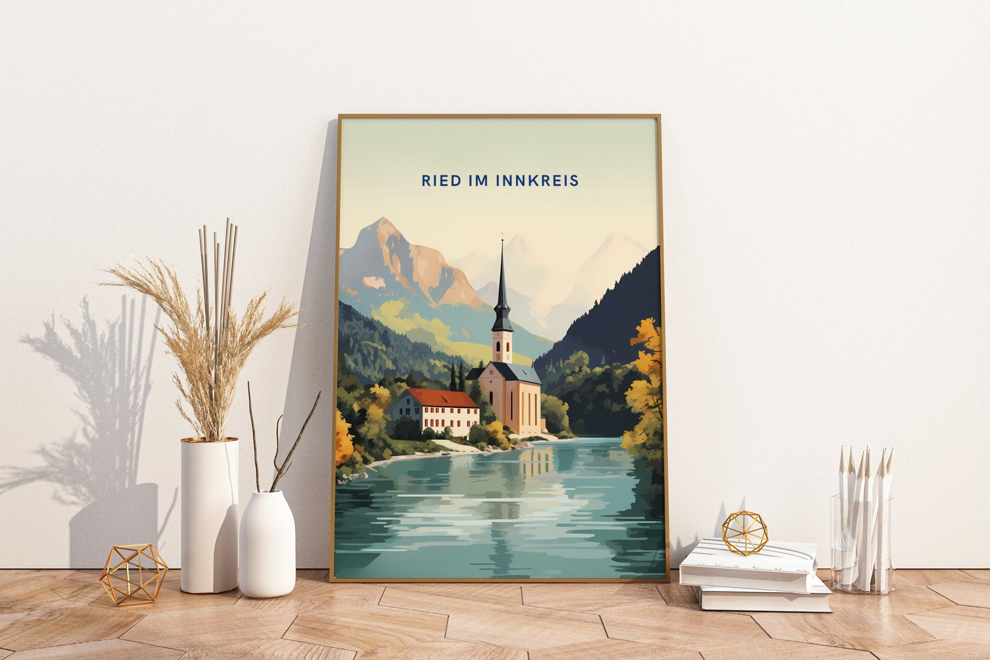 Ried im Innkreis Austria Travel Print Poster - Pitchers Design