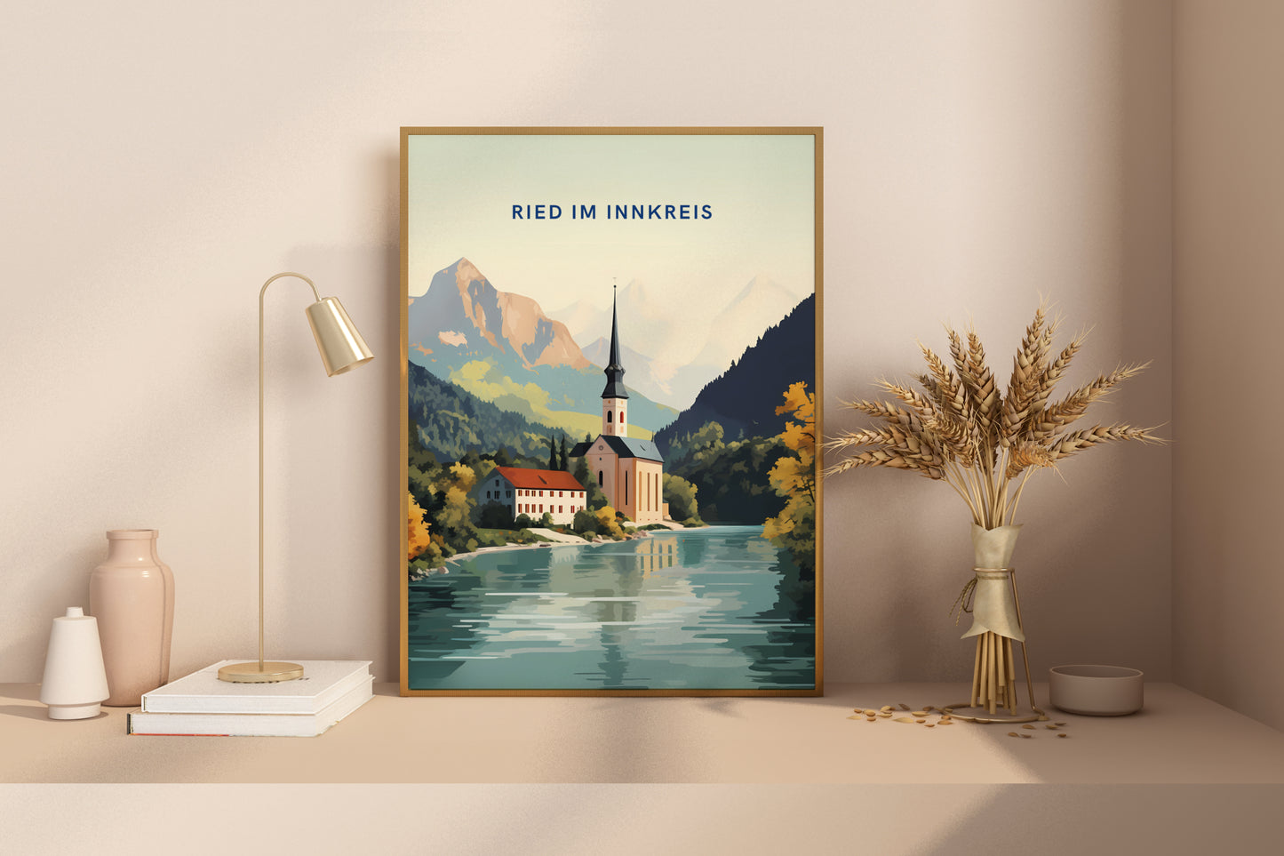 Ried im Innkreis Austria Travel Print Poster - Pitchers Design