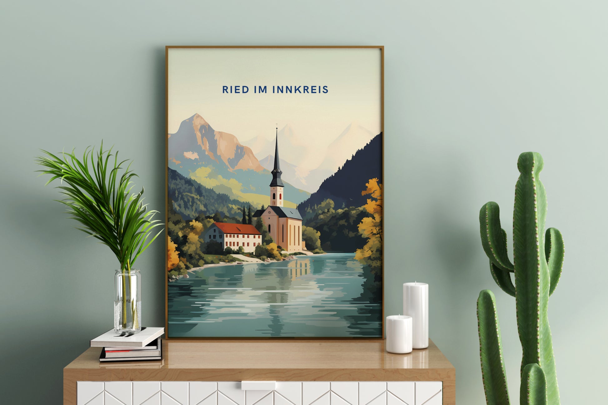 Ried im Innkreis Austria Travel Print Poster - Pitchers Design