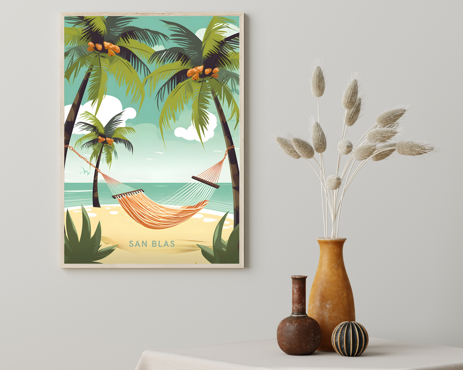 San Blas Islands Travel Poster Print - Pitchers Design