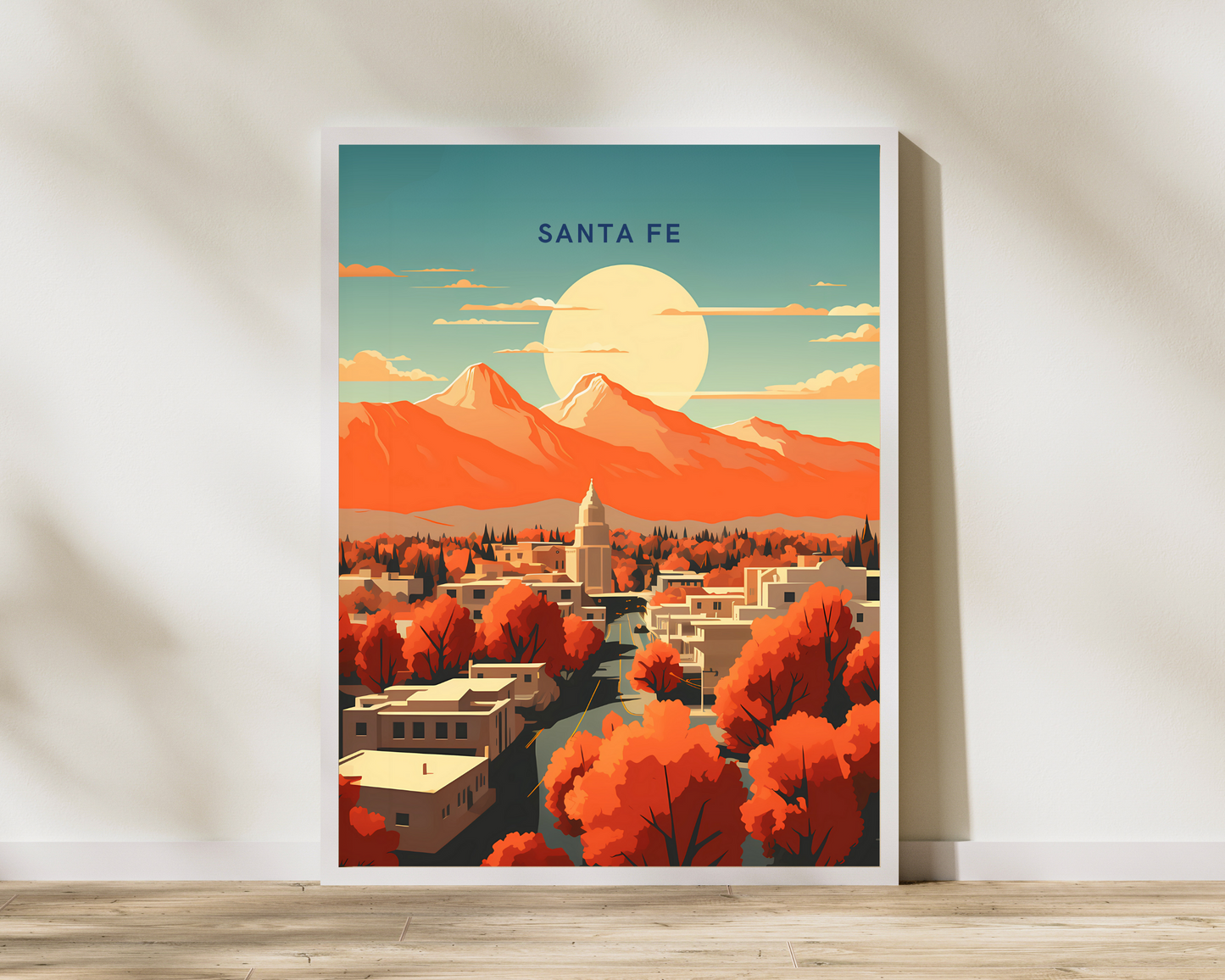 Santa Fe Florida USA Travel Poster Print - Pitchers Design