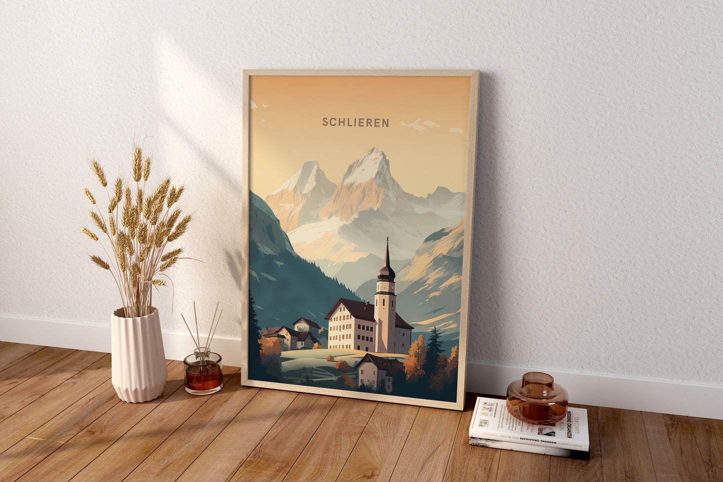 Schlieren Switzerland Travel Poster Print - Pitchers Design