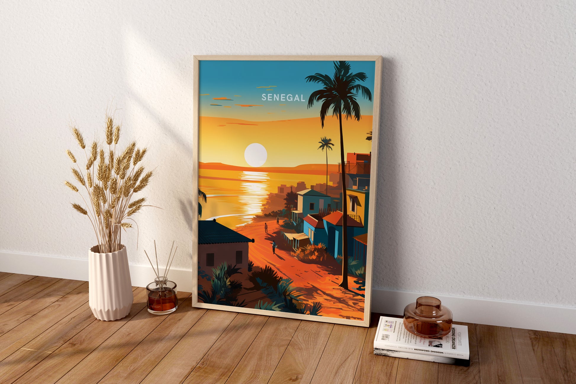 Beauty of Senegal Travel Poster Print - Pitchers Design