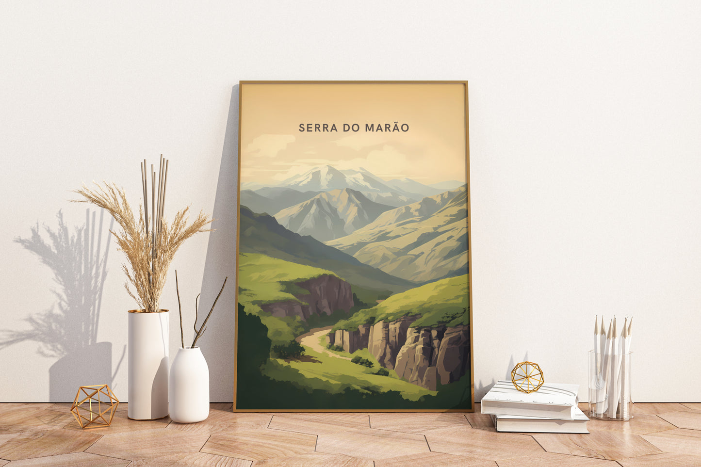 Serra do Marão Portugal Travel Print Poster - Pitchers Design