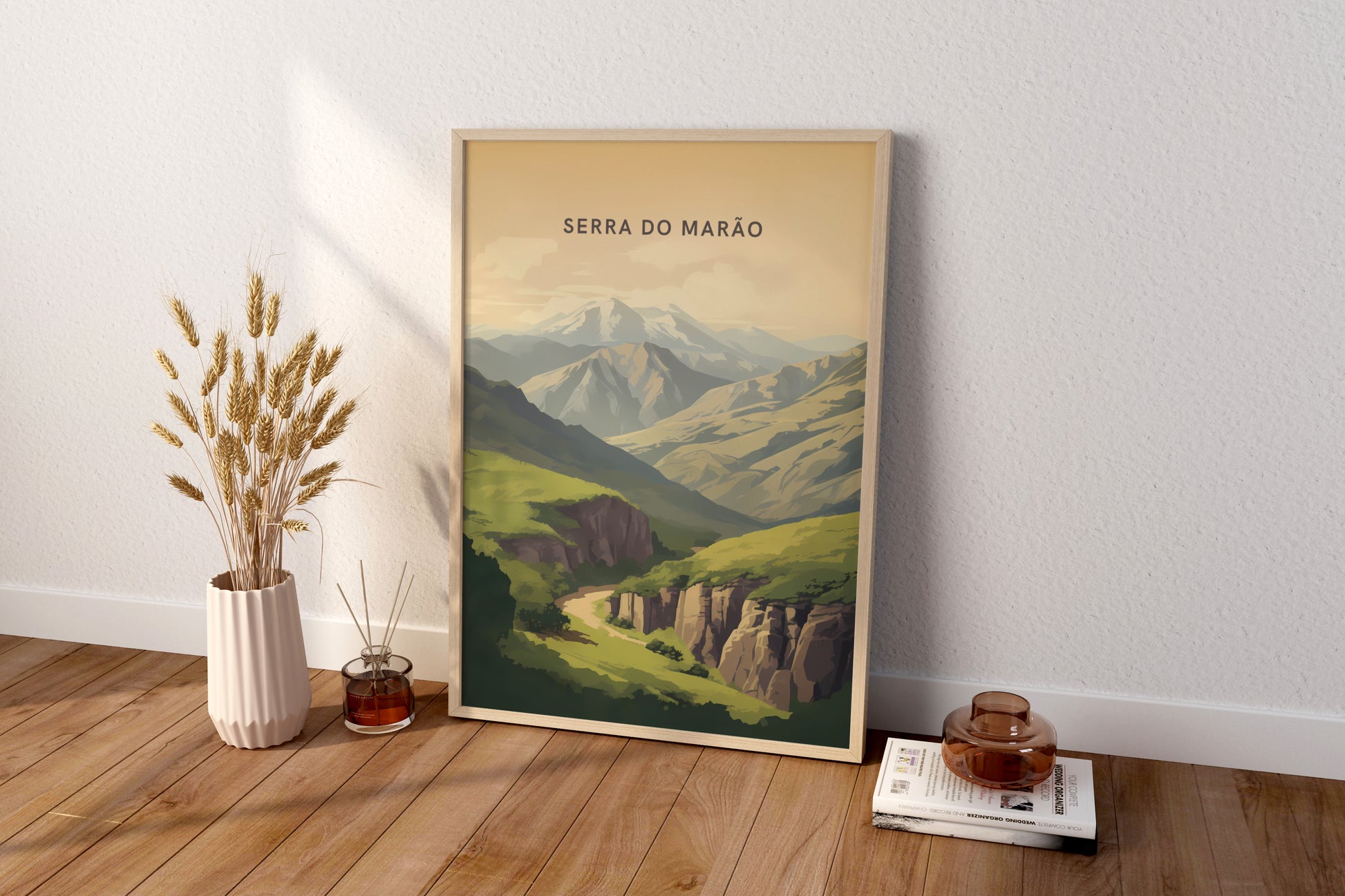 Serra do Marão Portugal Travel Print Poster - Pitchers Design