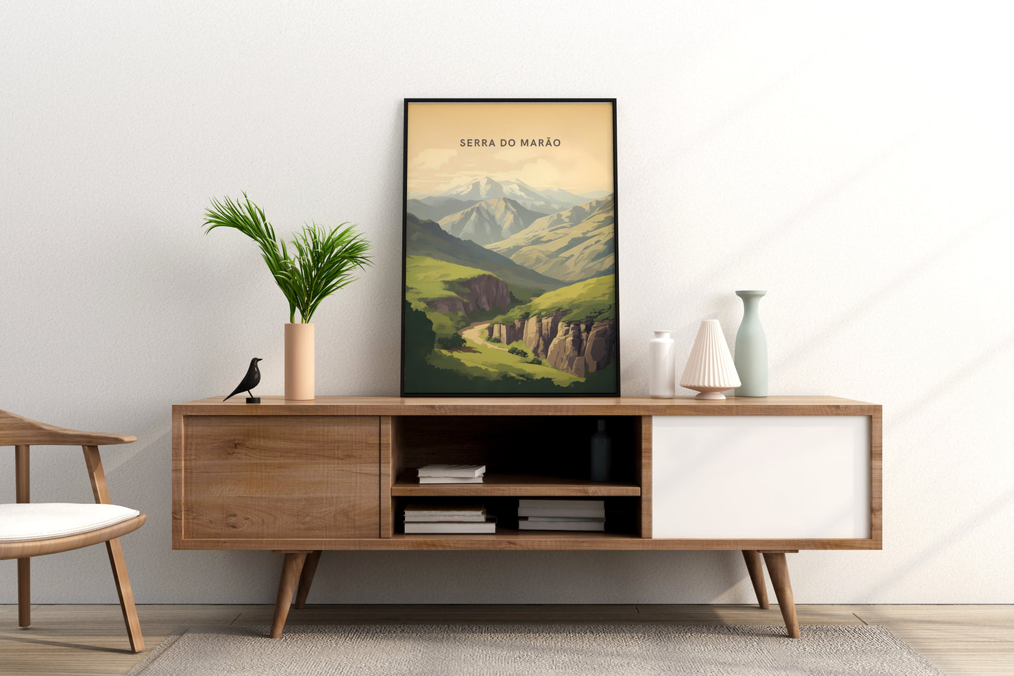 Serra do Marão Portugal Travel Print Poster - Pitchers Design