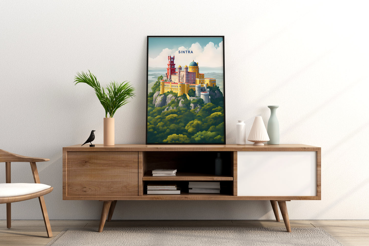 Sintra Portugal Travel Print Poster - Pitchers Design