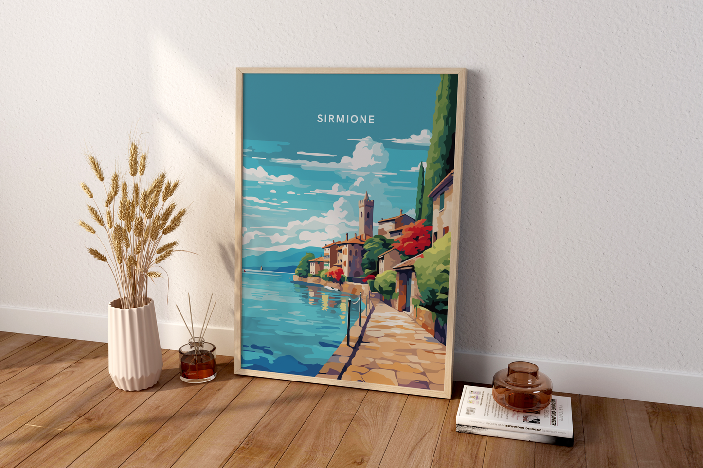 Sirmione Italien Reisedruck Poster