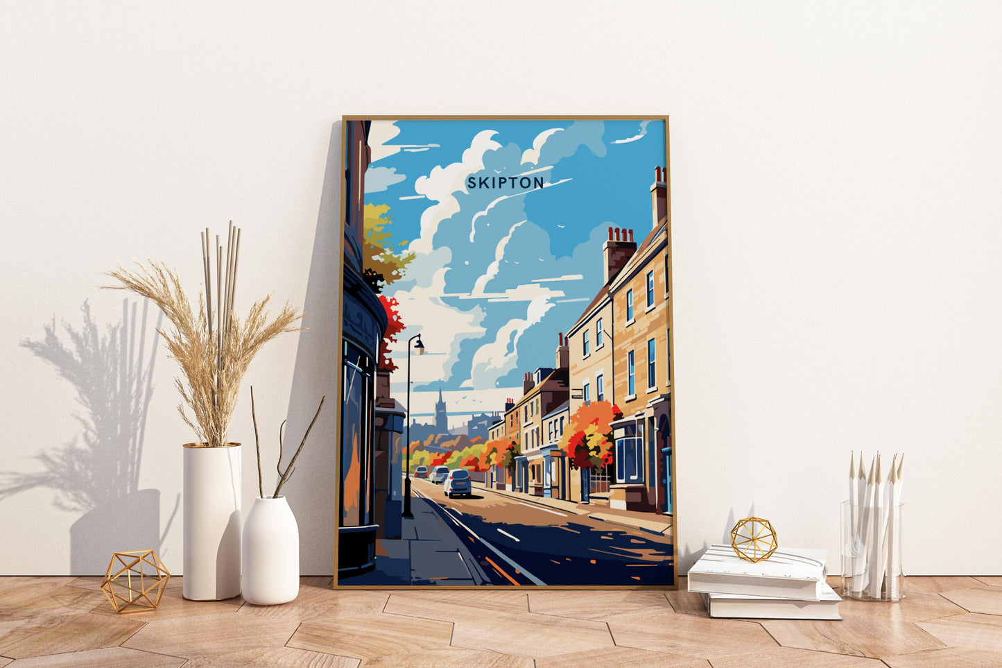 Skipton England UK Travel Print Poster