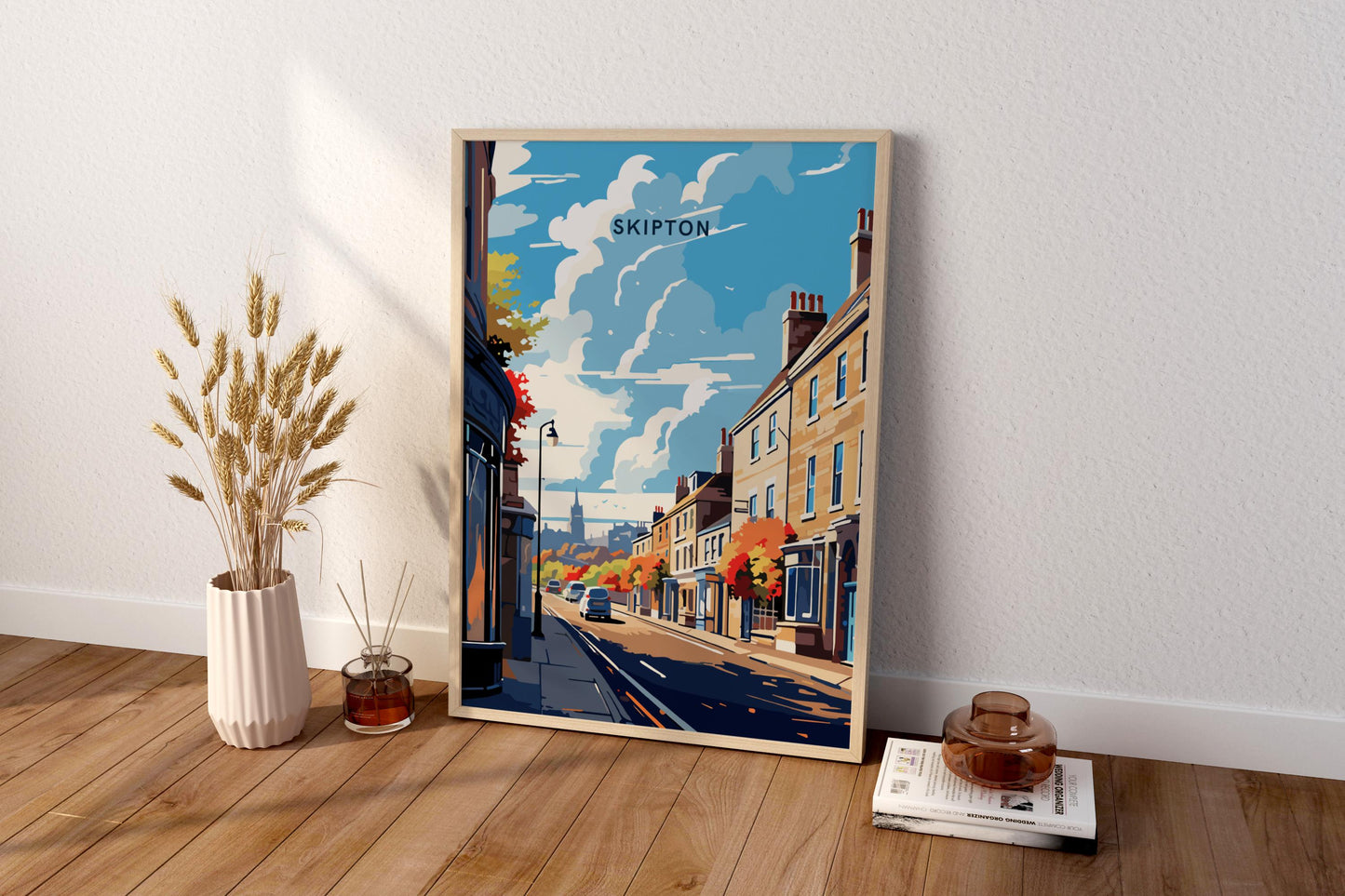 Skipton England UK Travel Print Poster