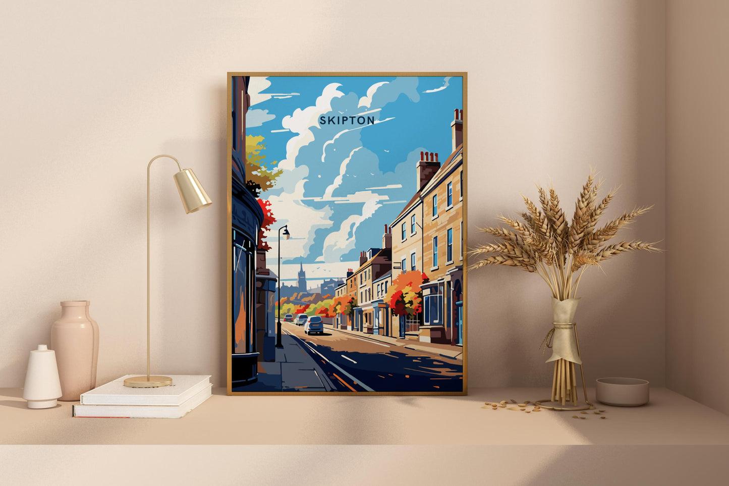 Skipton England UK Travel Print Poster