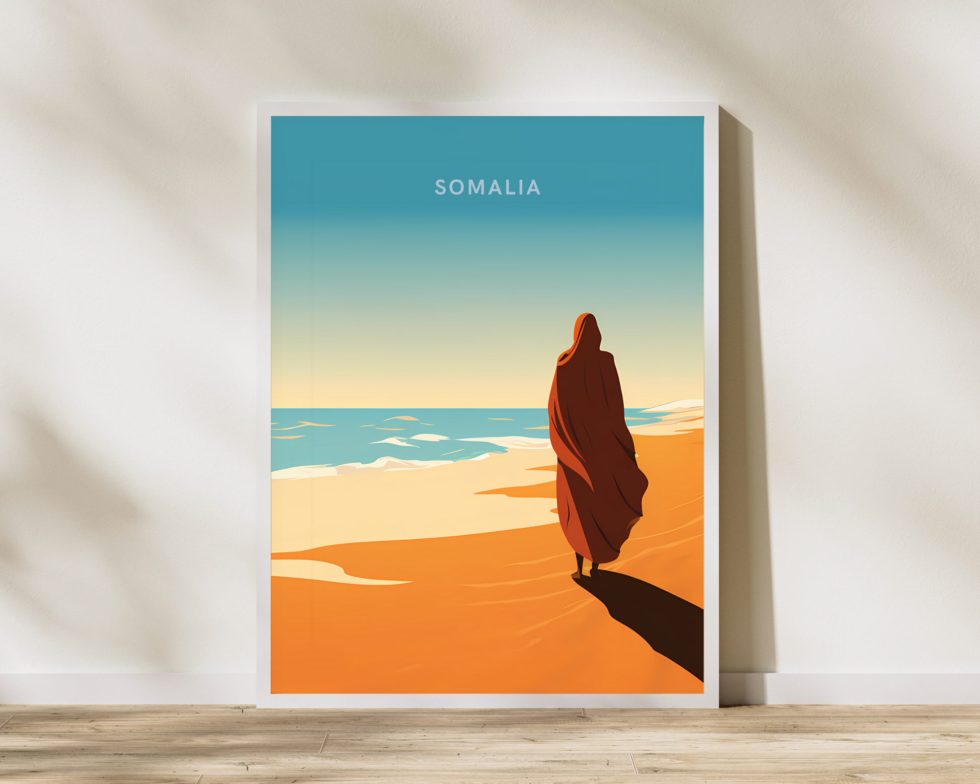 Somalia Africa Travel Poster Print - Pitchers Design