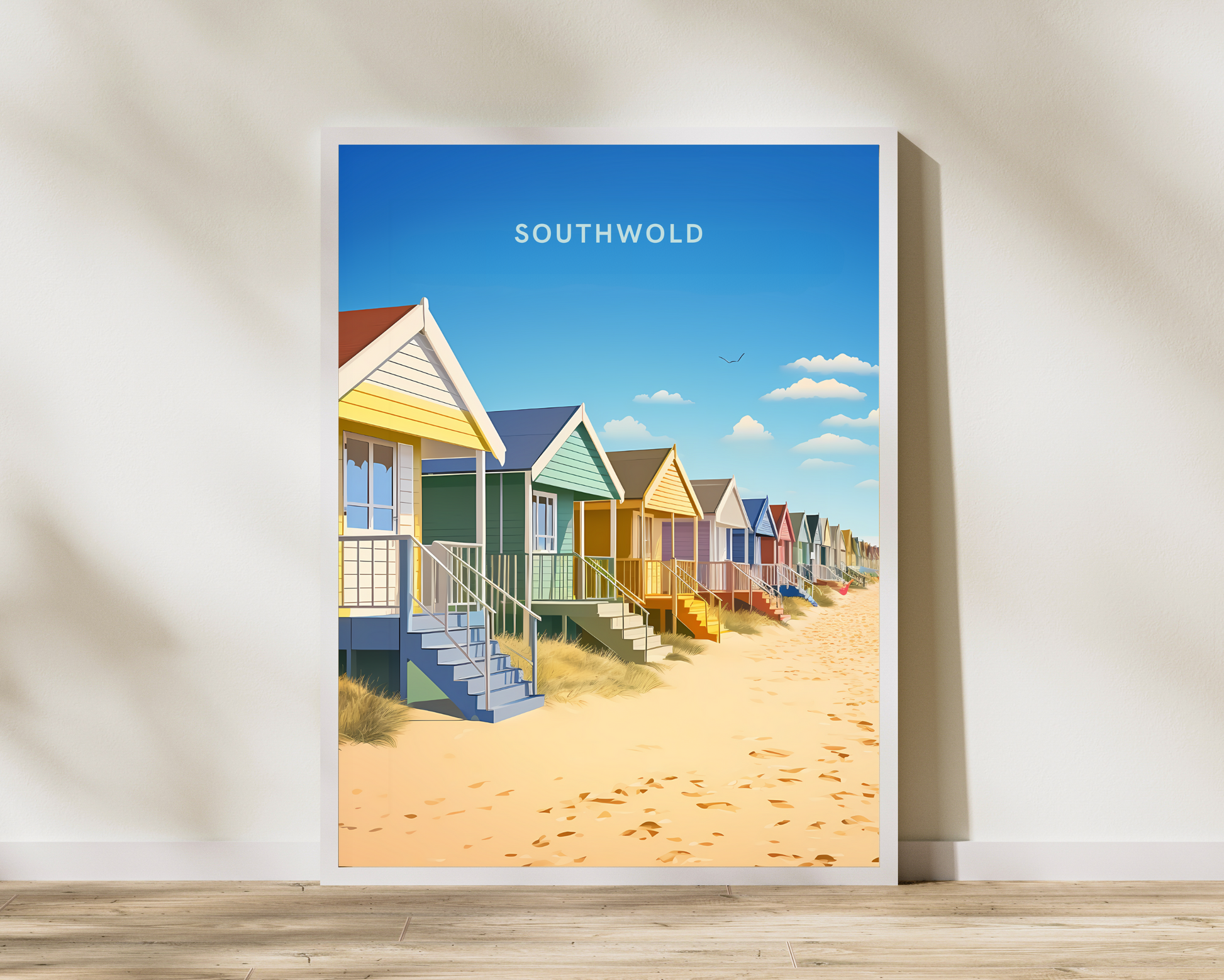 Southwold England Travel Poster Print - Pitchers Design