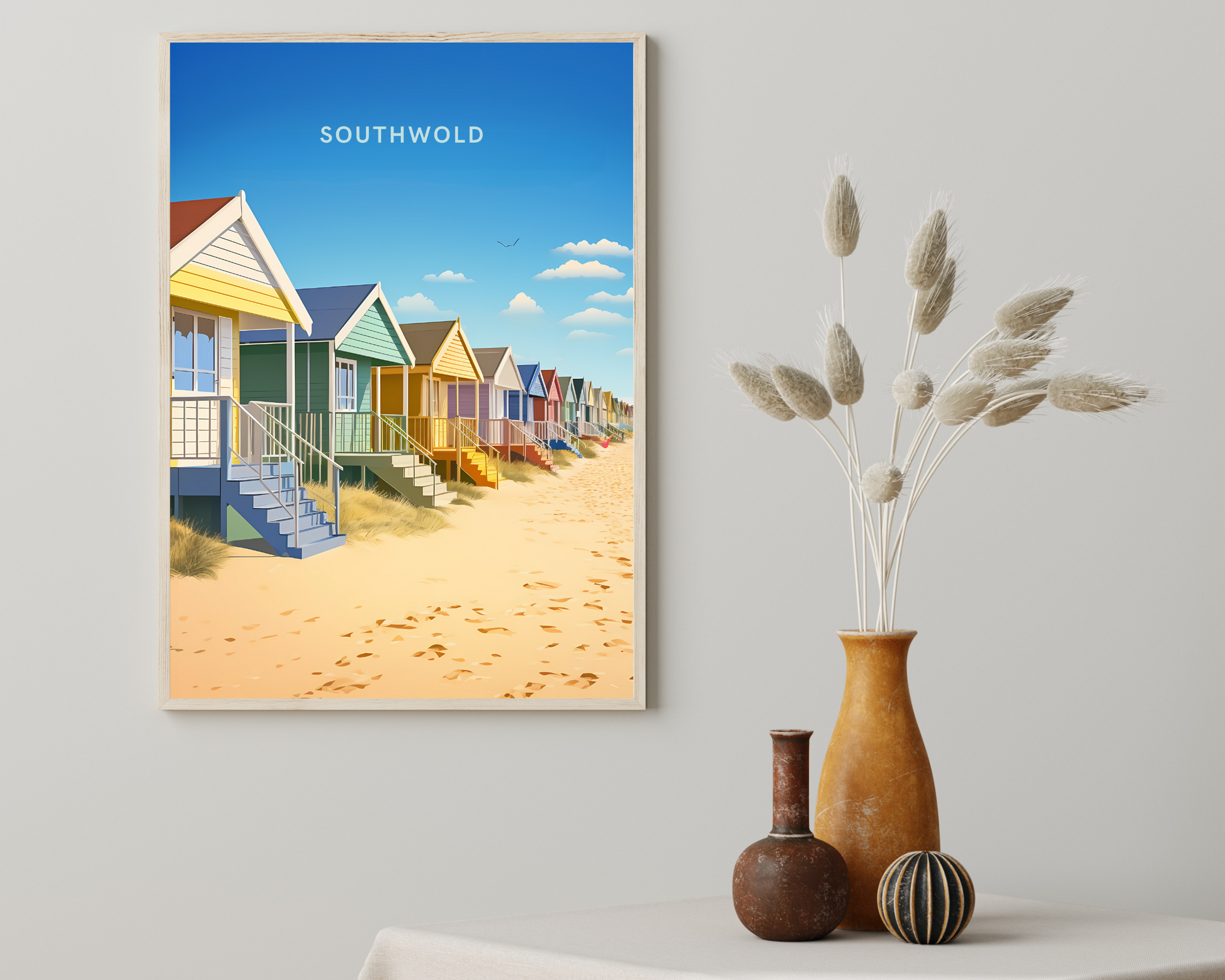 Southwold England Travel Poster Print - Pitchers Design