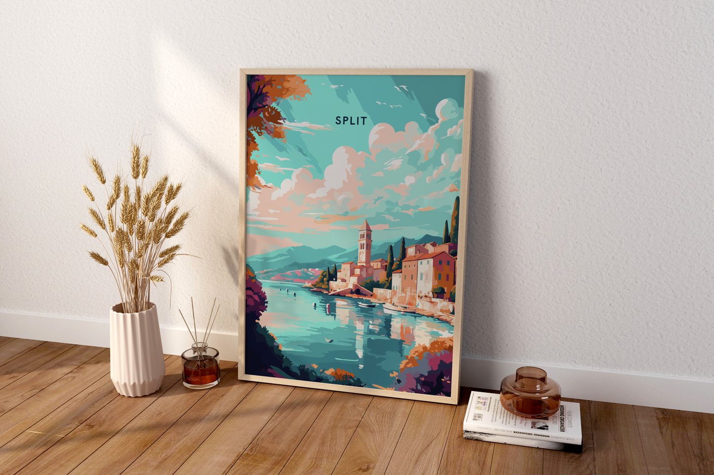 Split Croatia Travel Print Poster