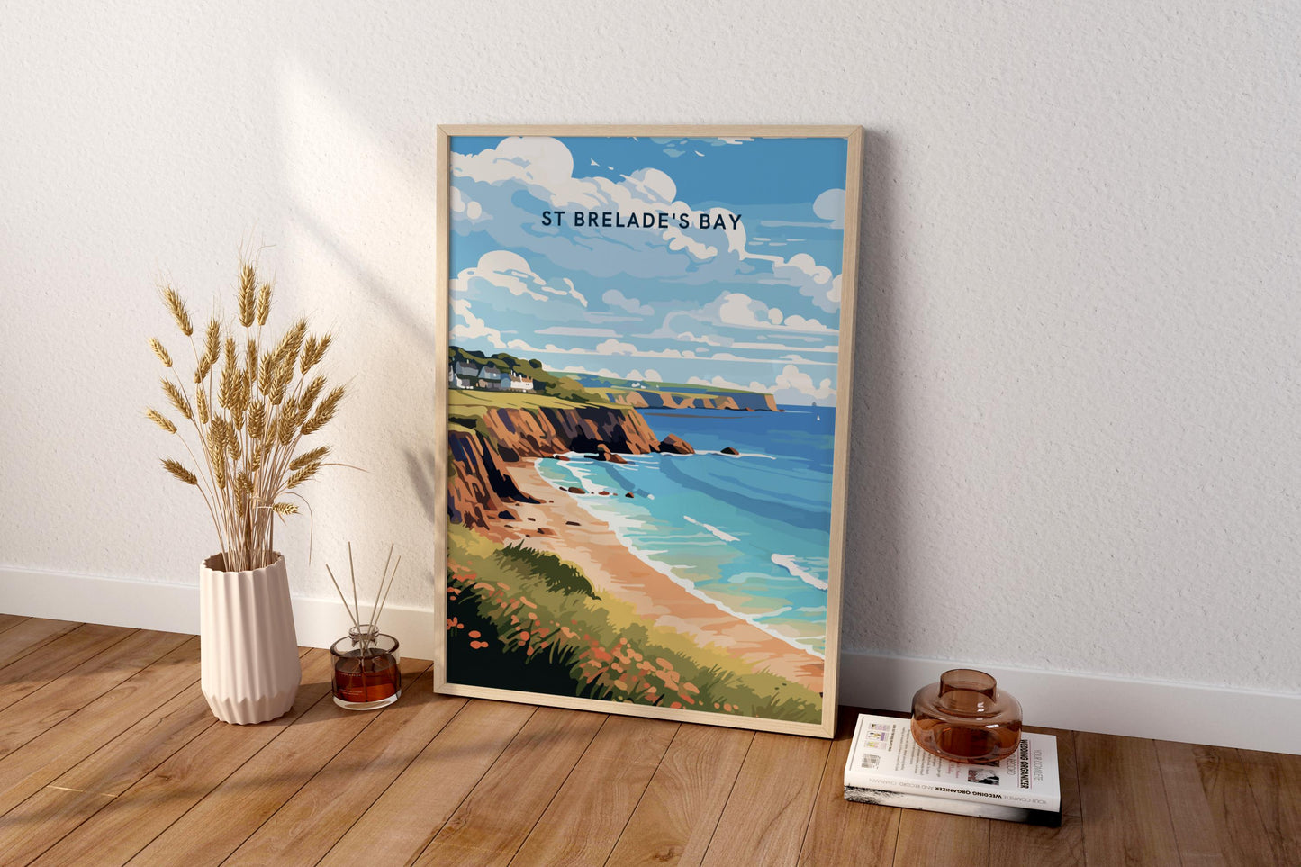 Póster de viaje de St Brelade's Bay Jersey