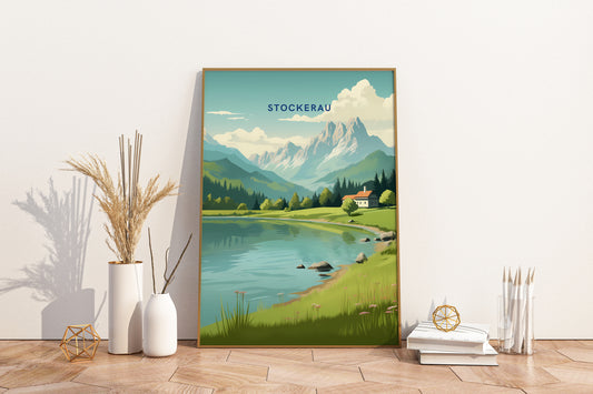 Stockerau Austria Travel Print Poster - Pitchers Design