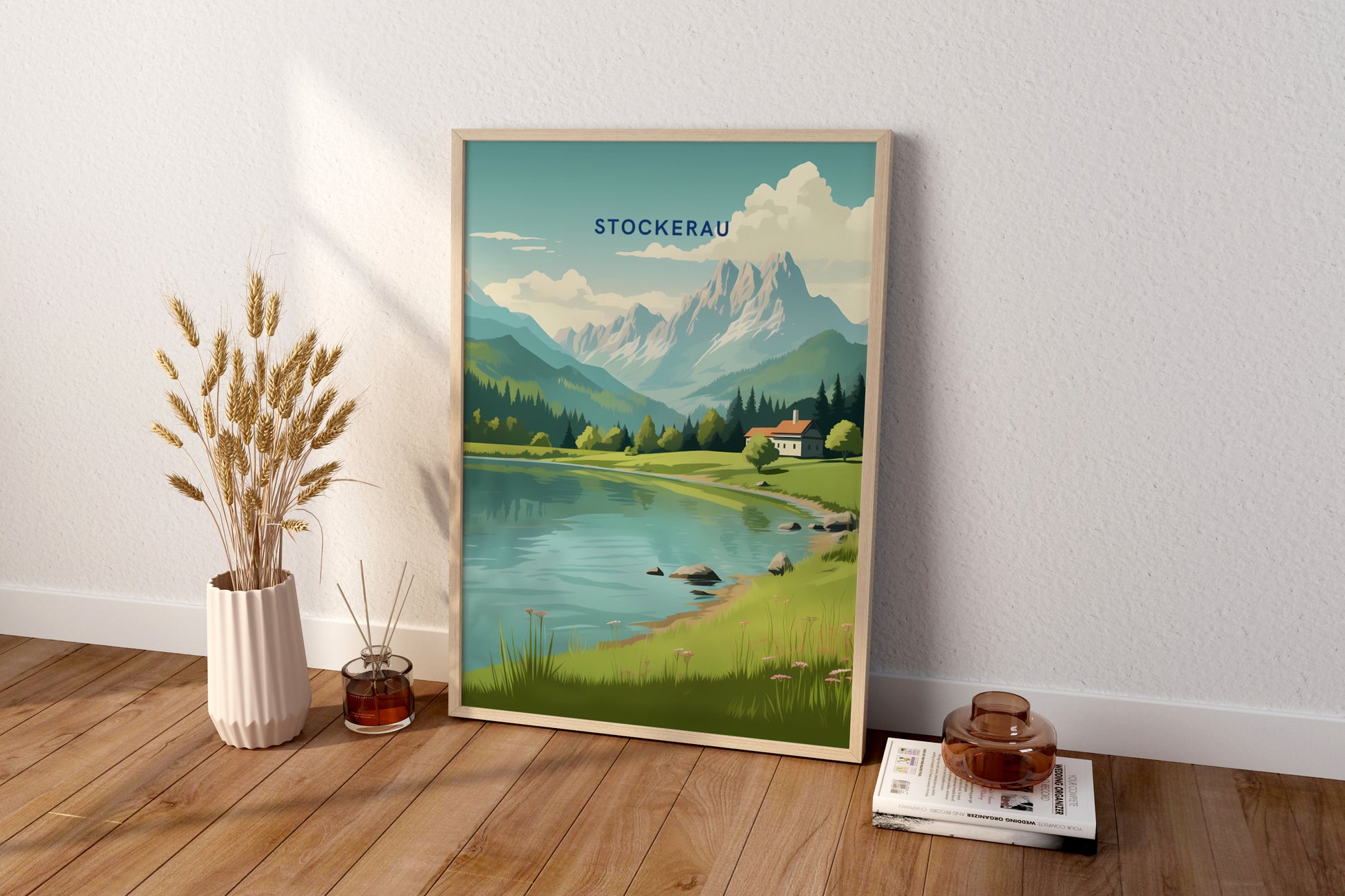 Stockerau Austria Travel Print Poster - Pitchers Design