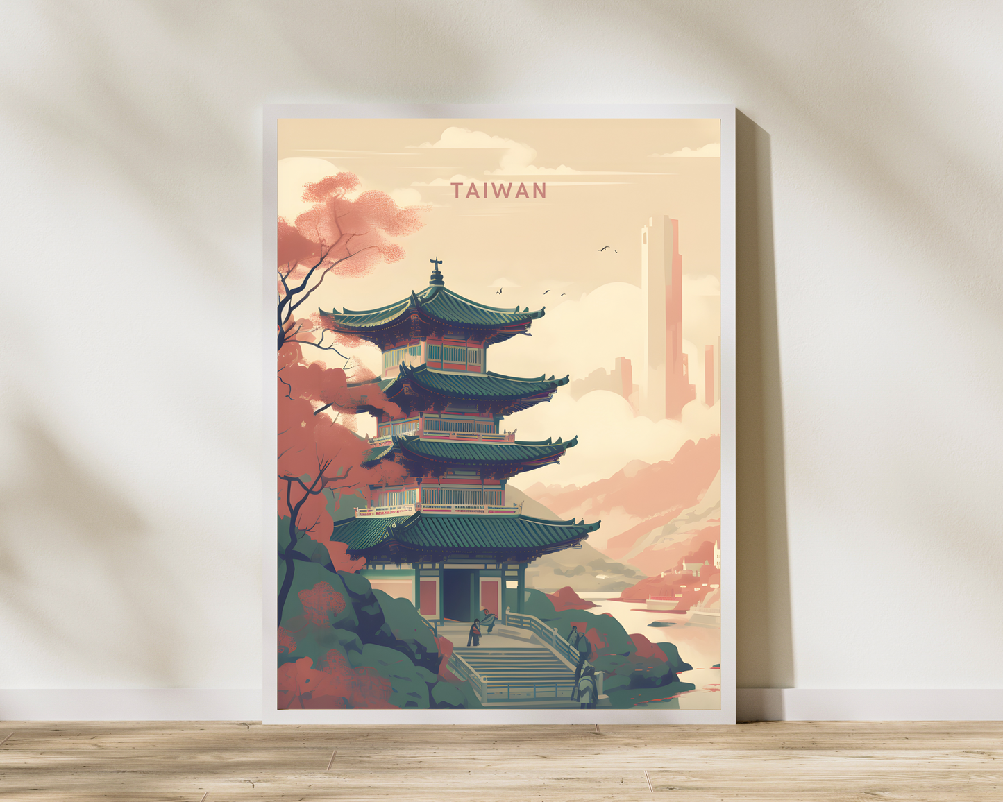 Taiwan Travel Poster Print - Pitchers Design