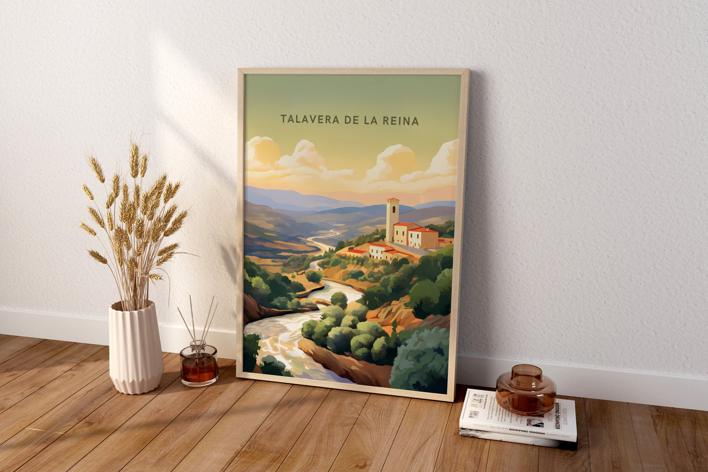 Talavera de la Reina Spain Travel Poster Print - Pitchers Design