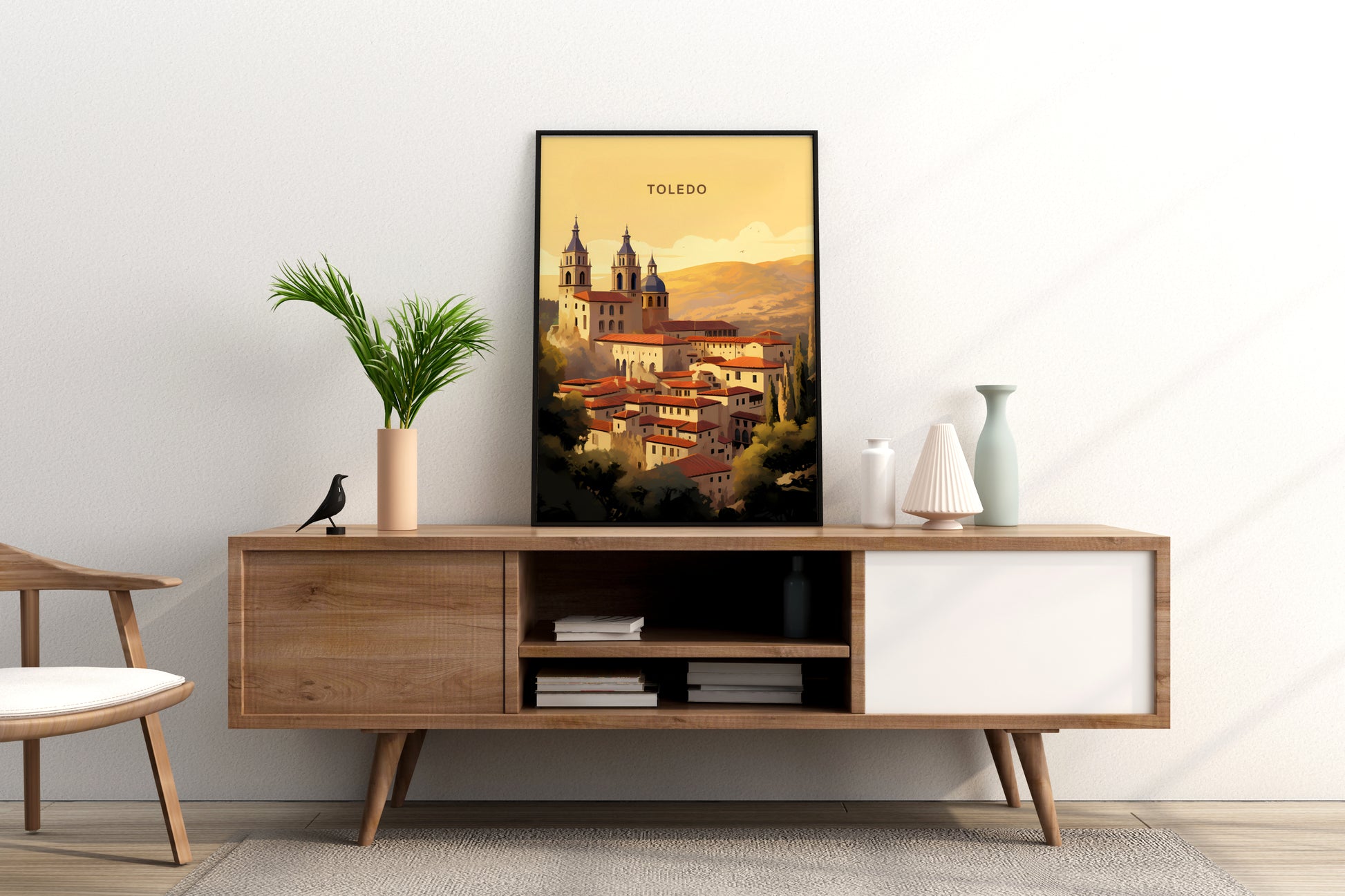 Toledo Spain Travel Print Poster - Pitchers Design