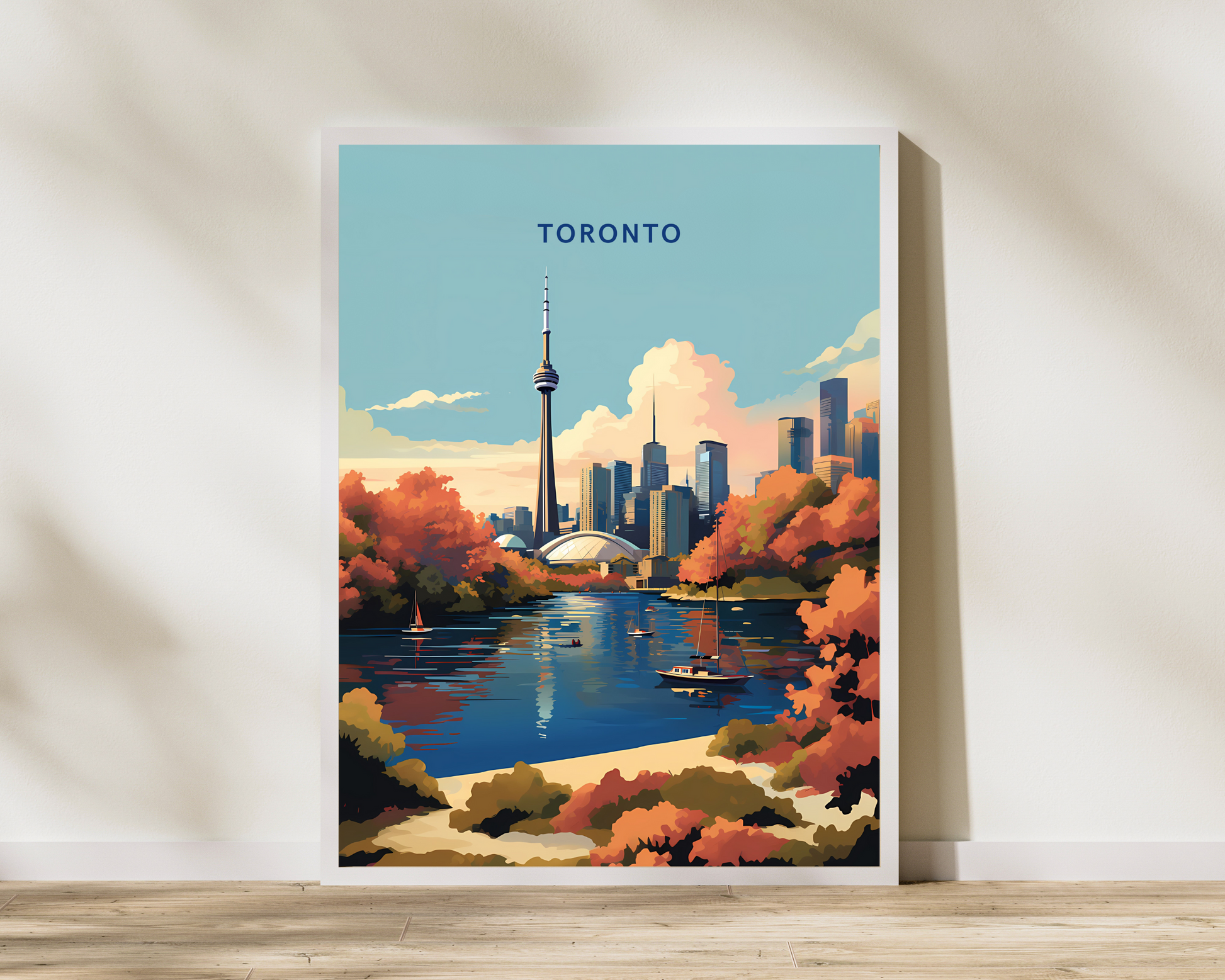 Toronto Canada Travel Poster Print - Pitchers Design