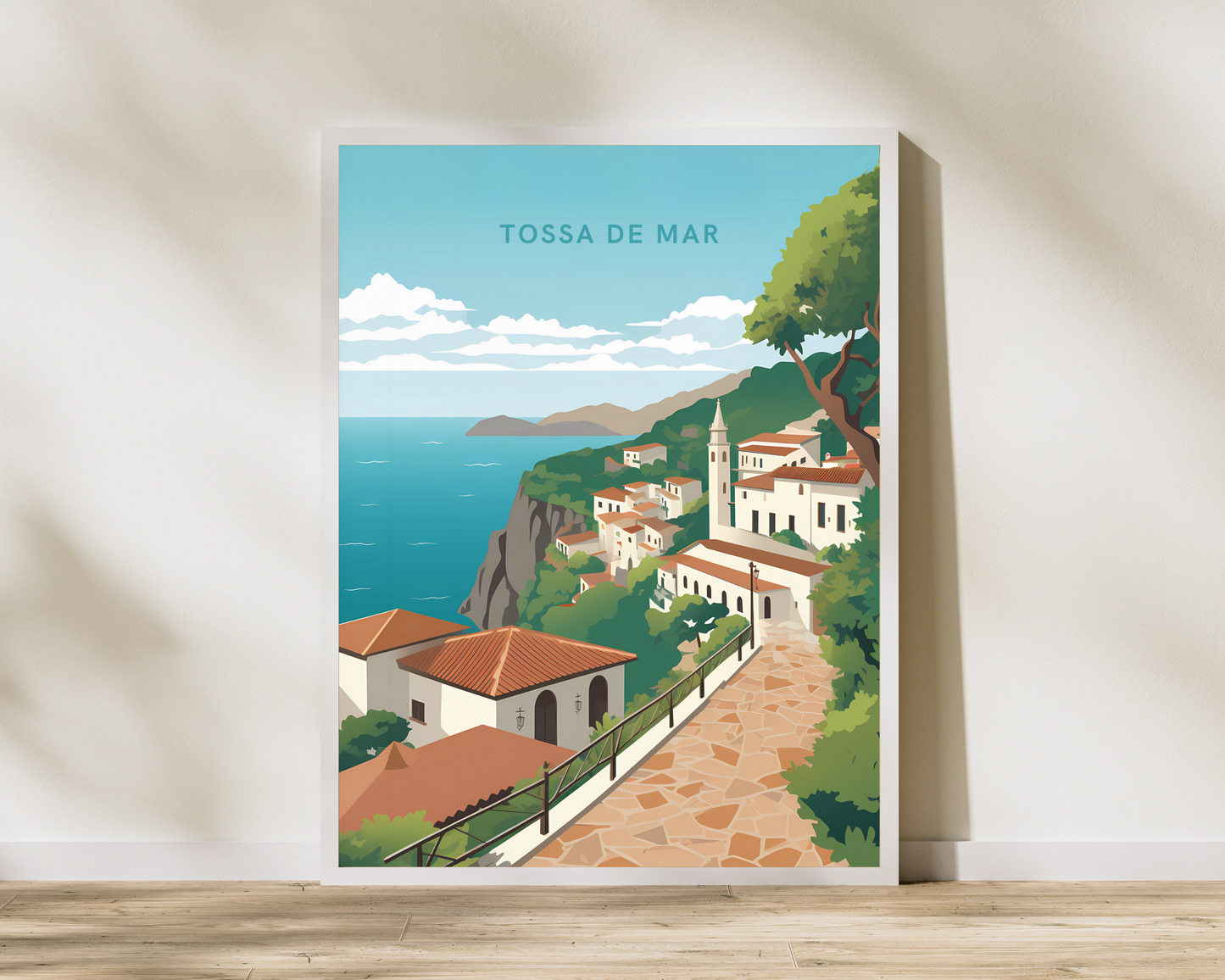 Tossa de Mar Spain Travel Poster Print - Pitchers Design