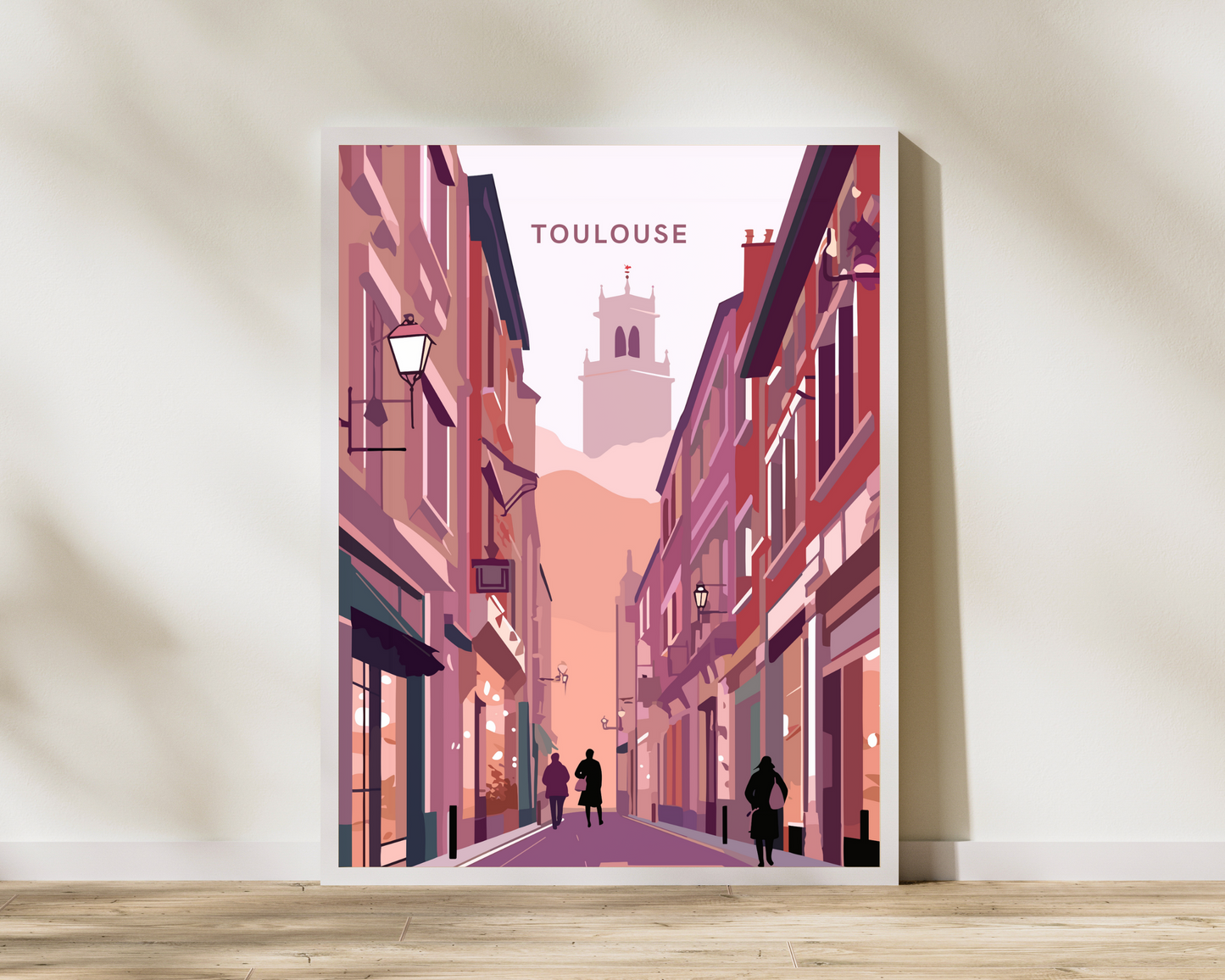 Toulouse France Travel Poster Print - Pitchers Design