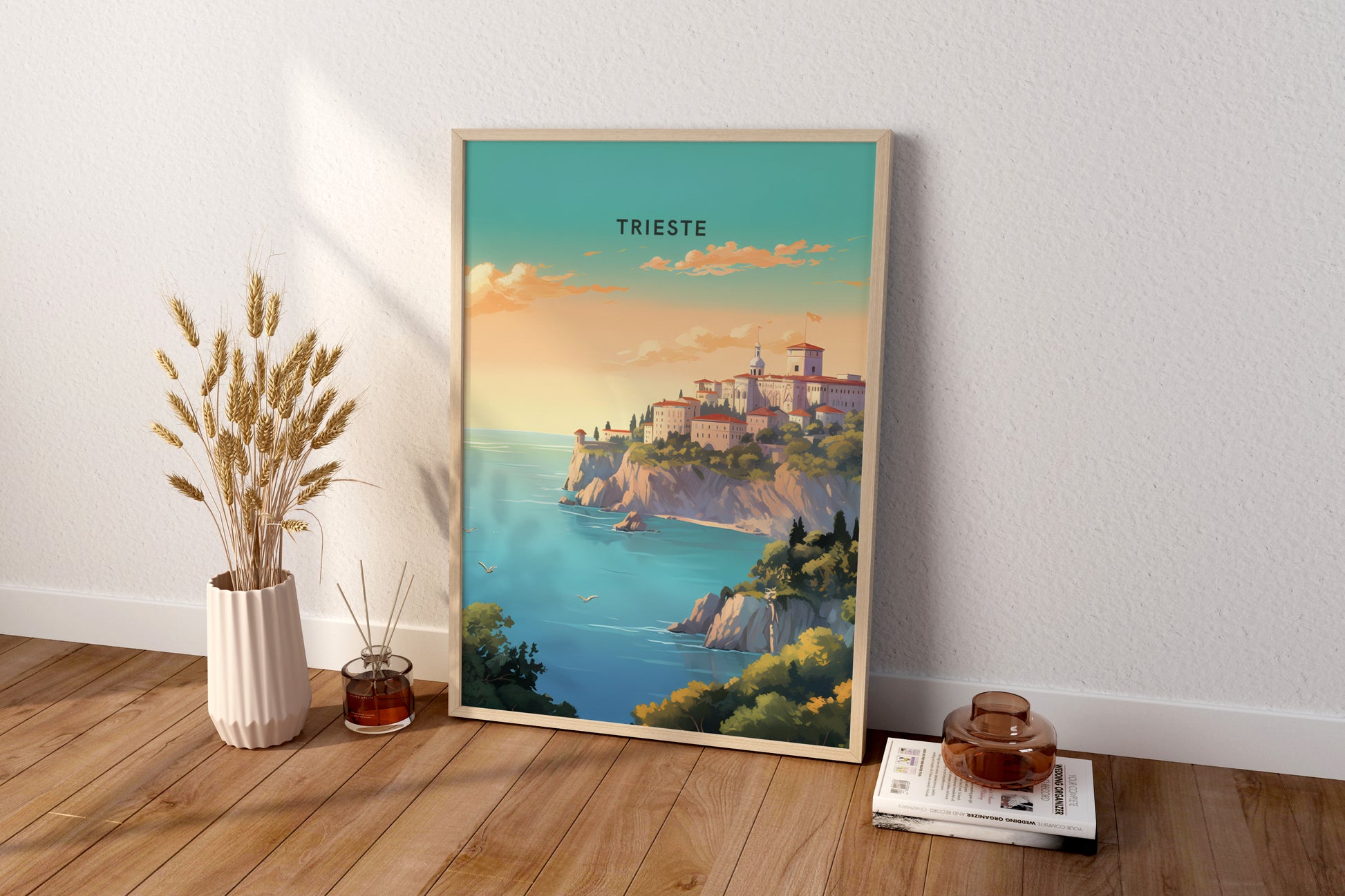 Trieste Italy Travel Print Poster - Pitchers Design