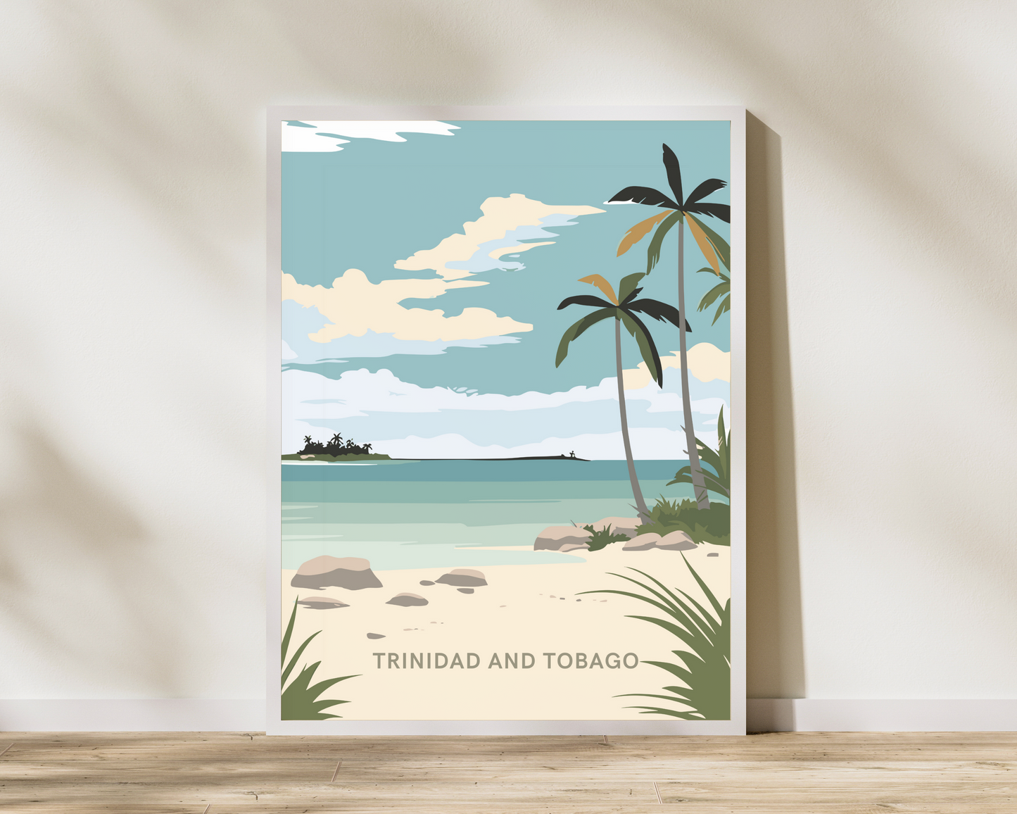 Trinidad and Tobago Caribbean Travel Poster Print - Pitchers Design