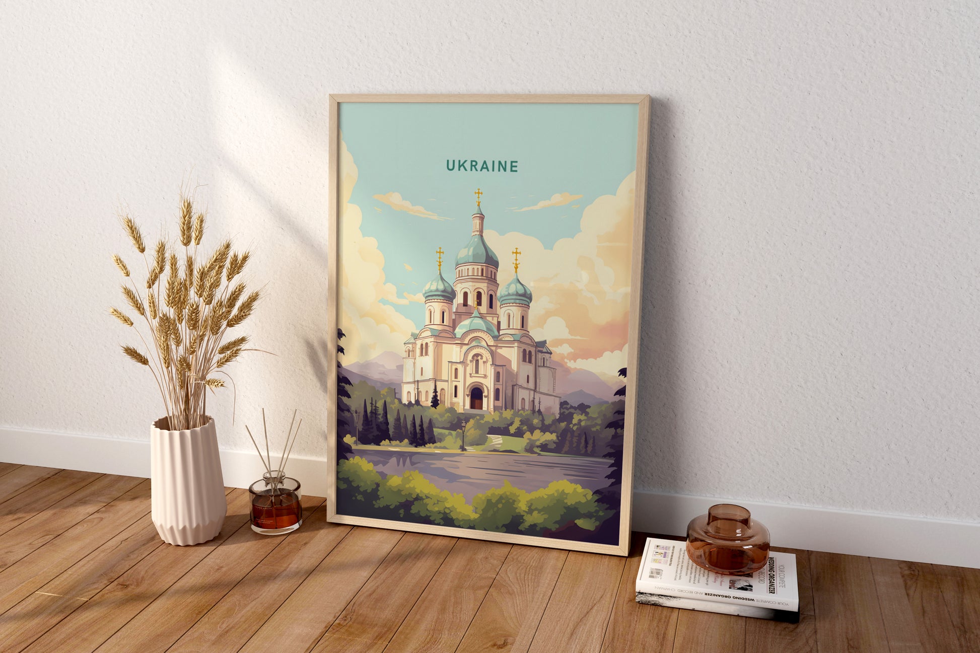 Ukraine Travel Print Poster - Pitchers Design