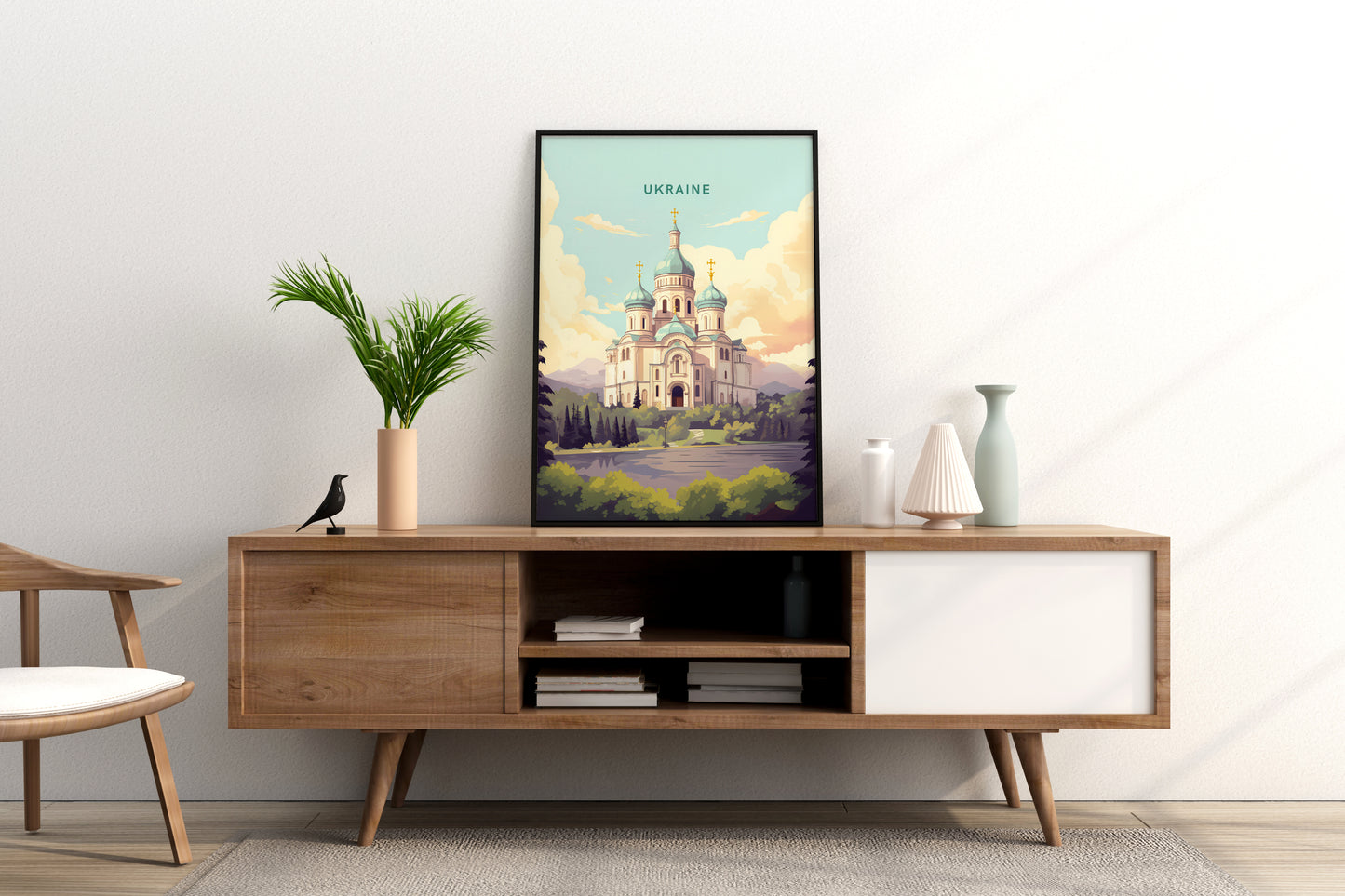 Ukraine Travel Print Poster - Pitchers Design