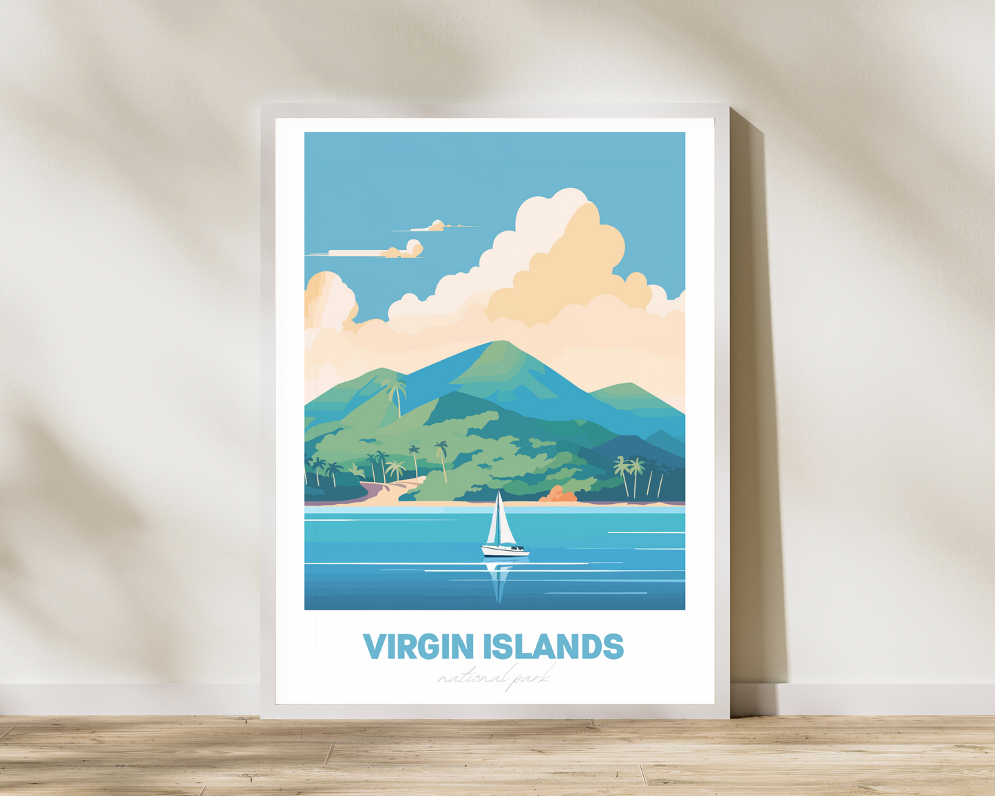 Virgin Islands National Park Travel Poster Print - Pitchers Design